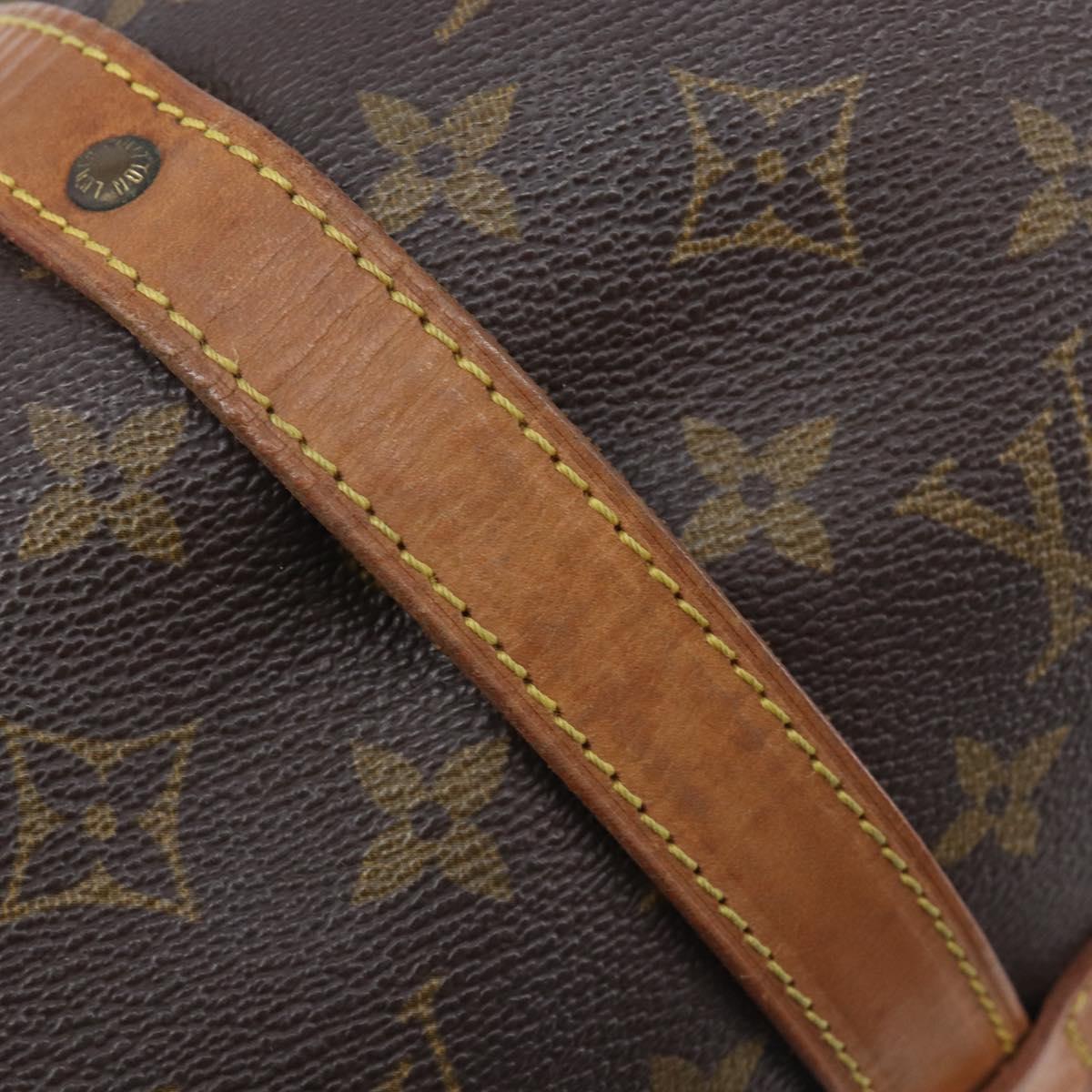 LOUIS VUITTON Monogram Saumur 30 Shoulder Bag M42256 LV Auth 206486
