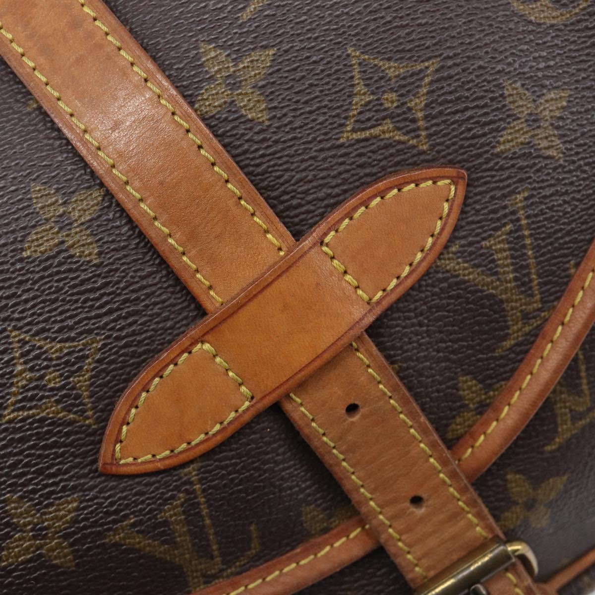 LOUIS VUITTON Monogram Saumur 30 Shoulder Bag M42256 LV Auth 206486
