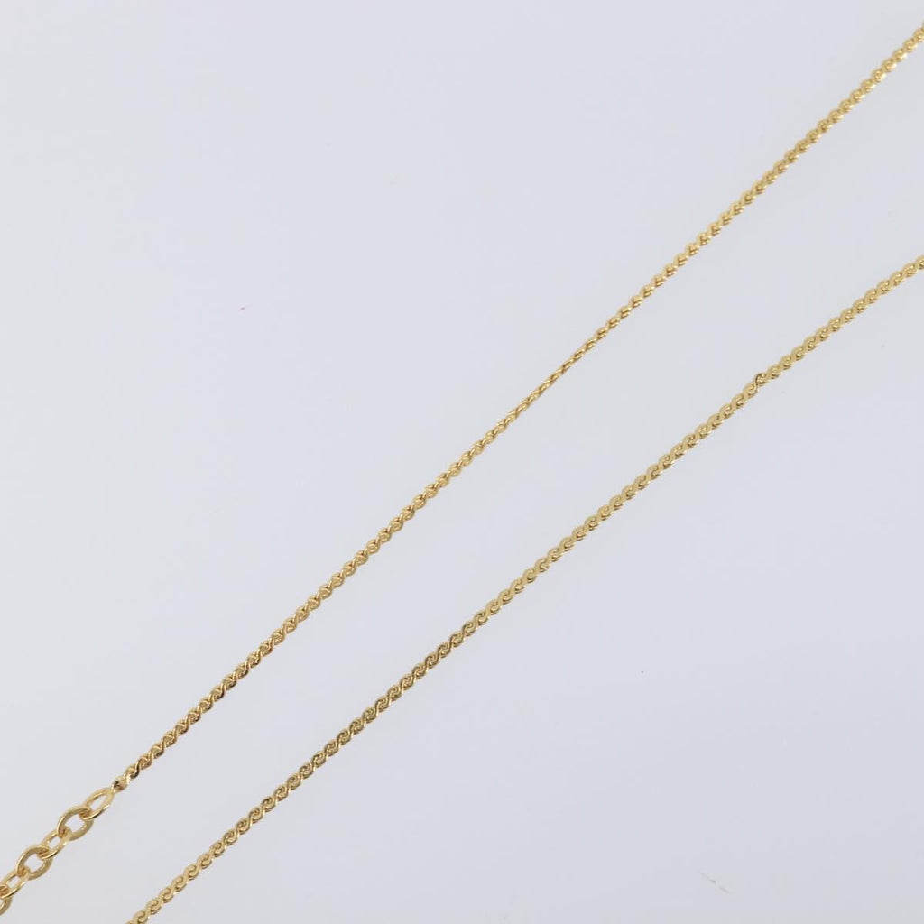 Christian Dior Necklace Metal 2 Set Gold Tone Auth 206829
