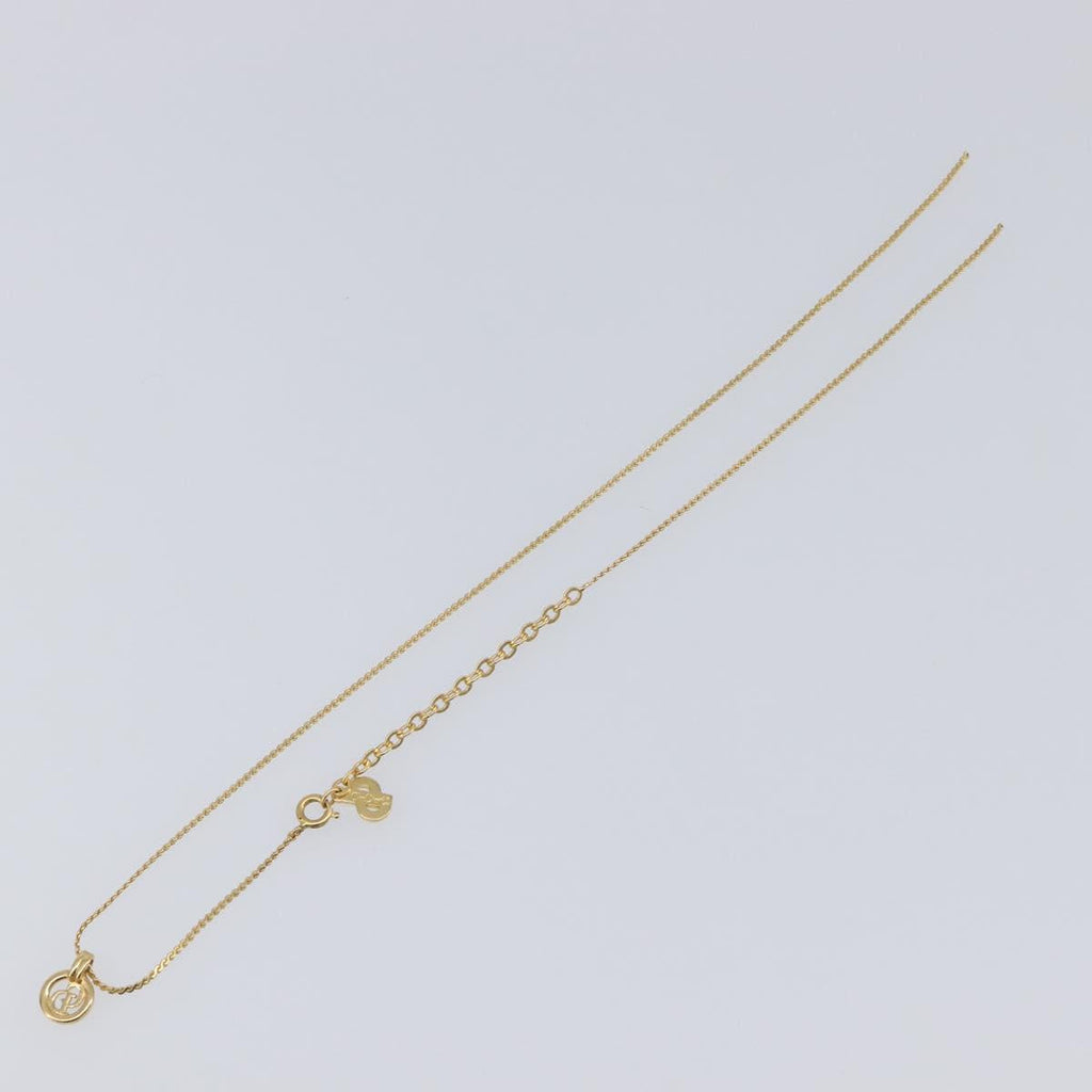 Christian Dior Necklace Metal 2 Set Gold Tone Auth 206829