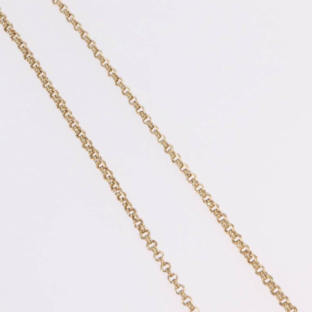 Christian Dior Necklace Metal Gold Tone Auth 206850