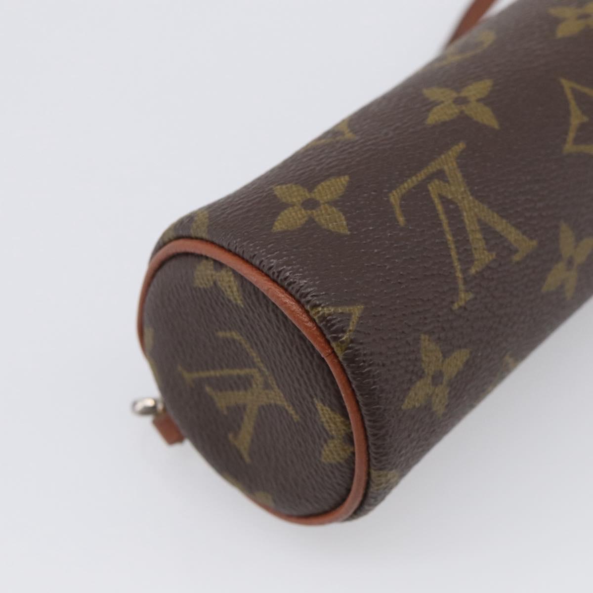 LOUIS VUITTON Monogram Papillon Pouch LV Auth 206958