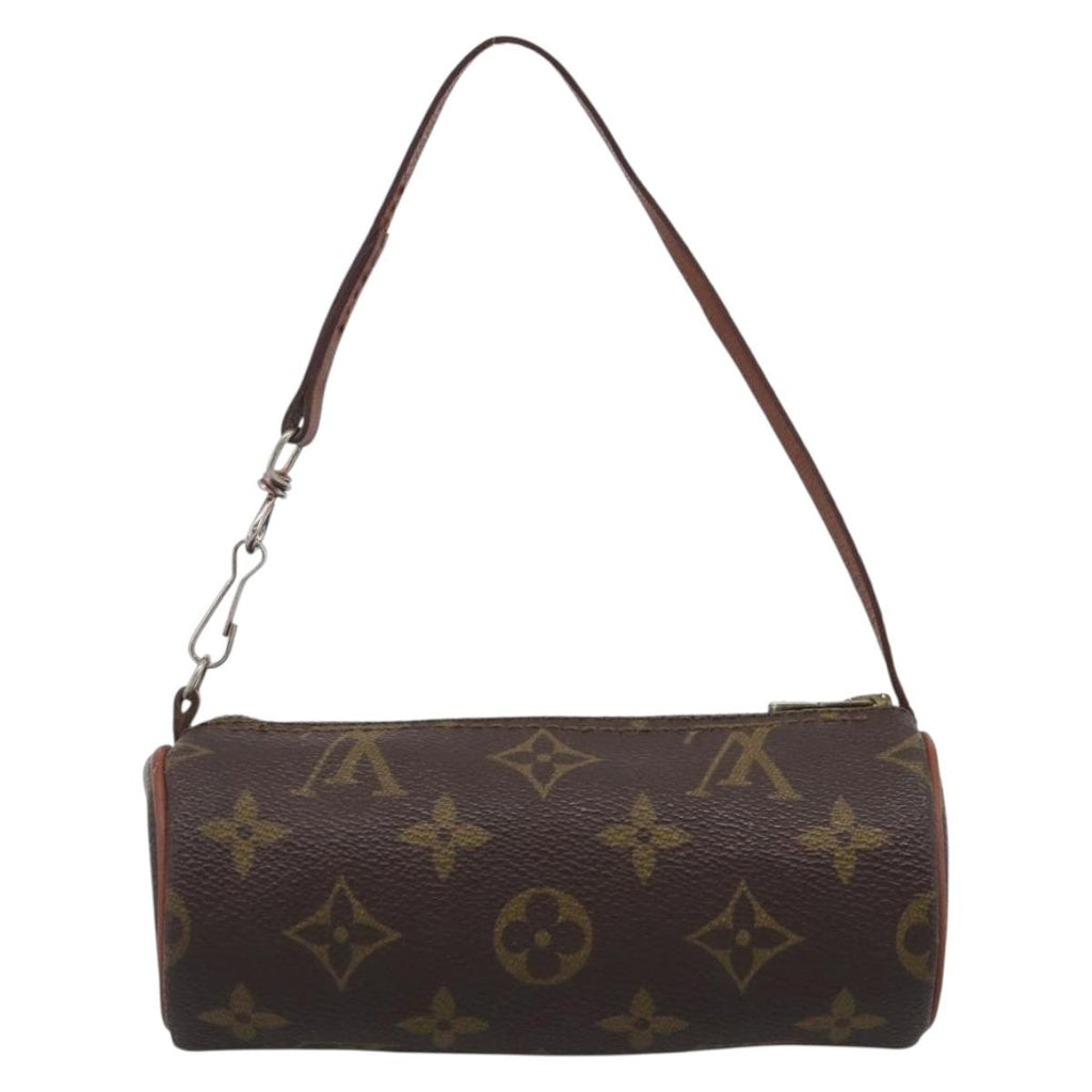 LOUIS VUITTON Monogram Papillon Pouch LV Auth 206958