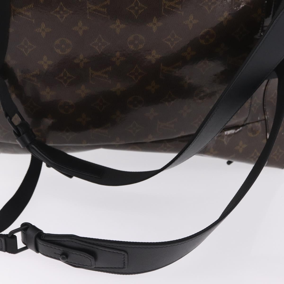 LOUIS VUITTON Monogram Eclipse Glaze Zipped Tote Backpack M43900 LV Auth 207073