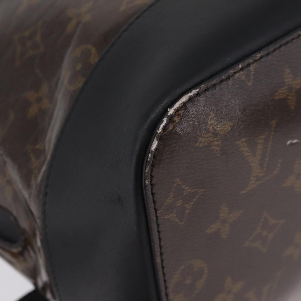 LOUIS VUITTON Monogram Eclipse Glaze Zipped Tote Backpack M43900 LV Auth 207073