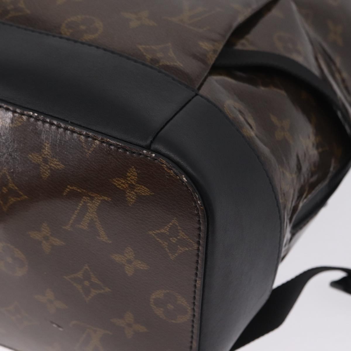 LOUIS VUITTON Monogram Eclipse Glaze Zipped Tote Backpack M43900 LV Auth 207073