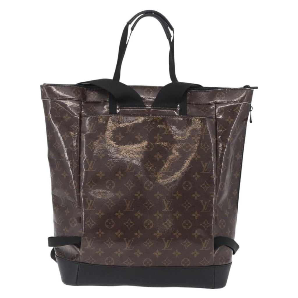 LOUIS VUITTON Monogram Eclipse Glaze Zipped Tote Backpack M43900 LV Auth 207073