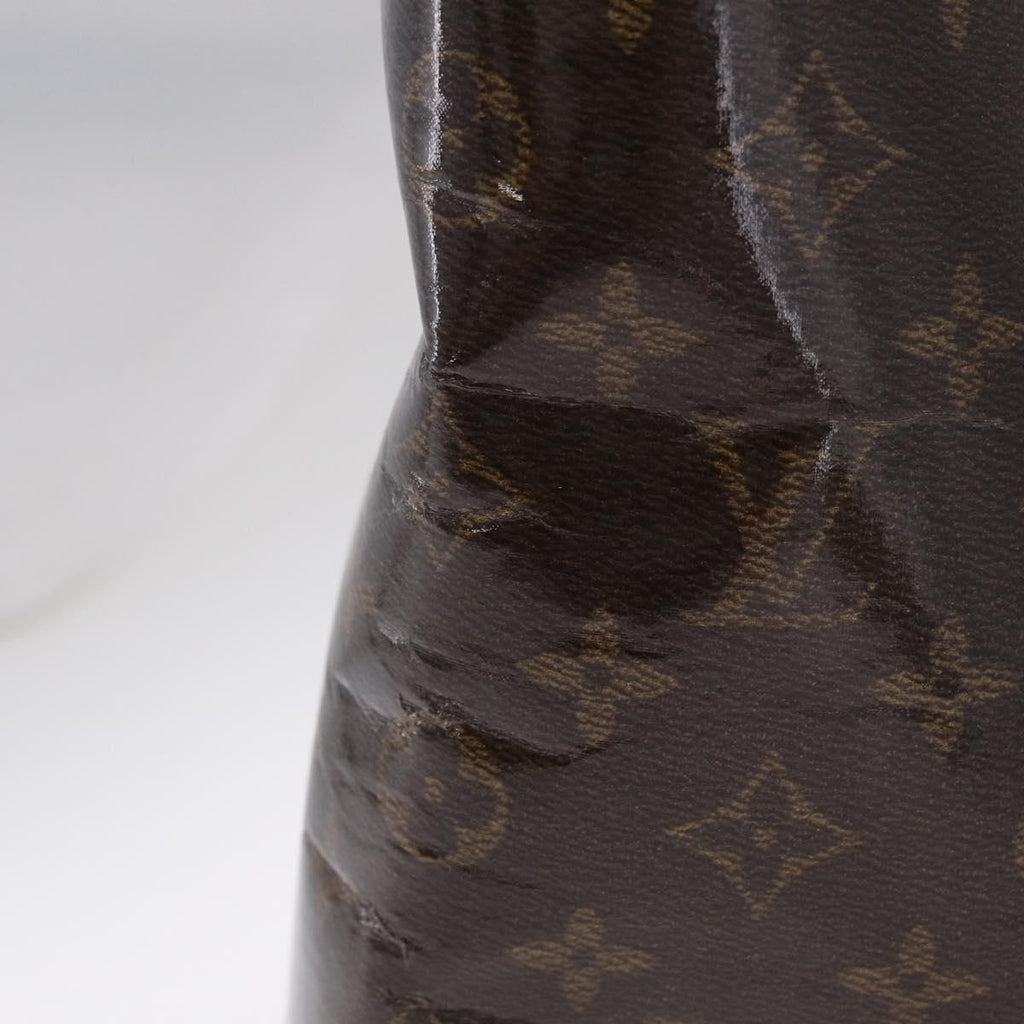 LOUIS VUITTON Monogram Eclipse Glaze Zipped Tote Backpack M43900 LV Auth 207073
