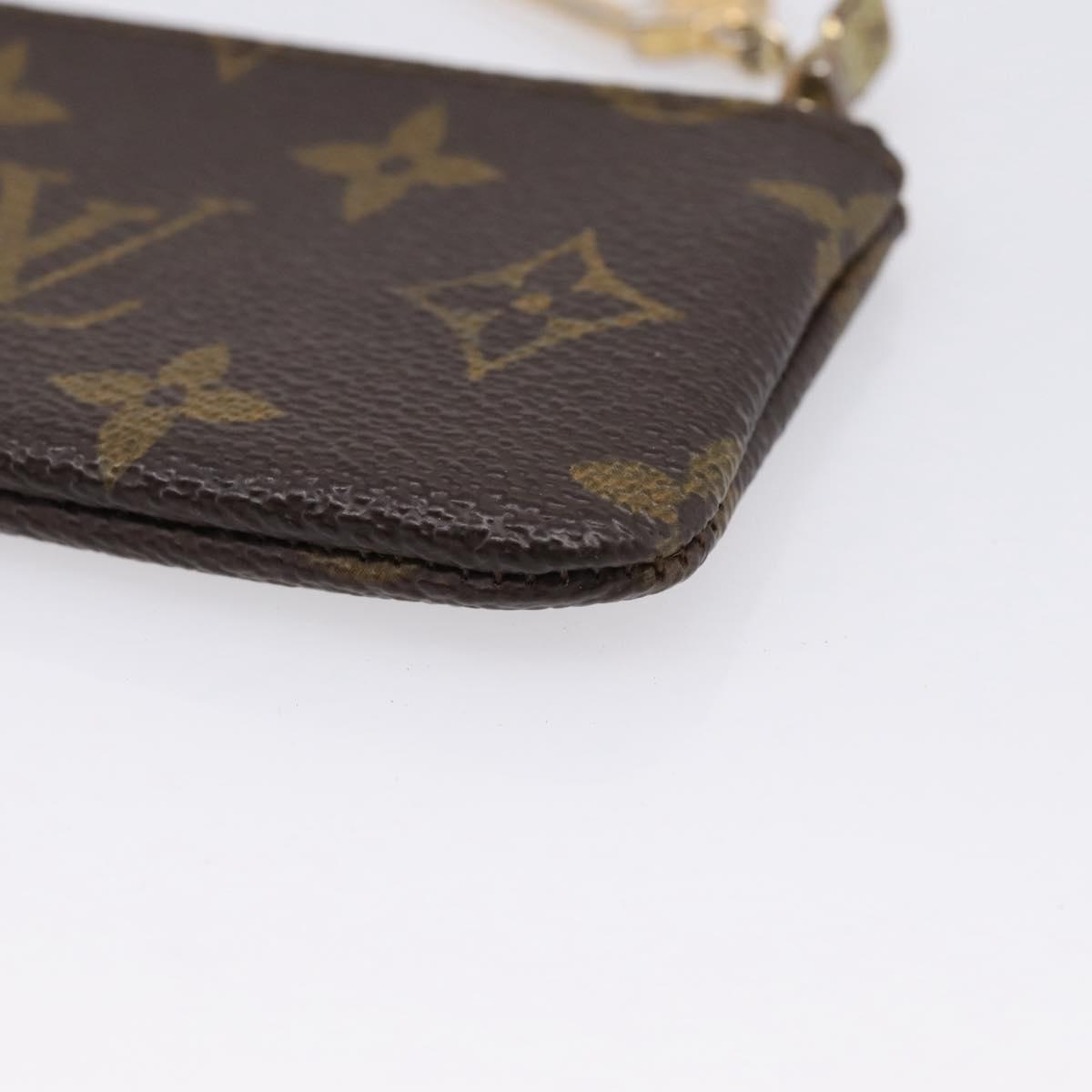 LOUIS VUITTON Monogram Pochette Cles Coin Purse M60033 LV Auth 207129