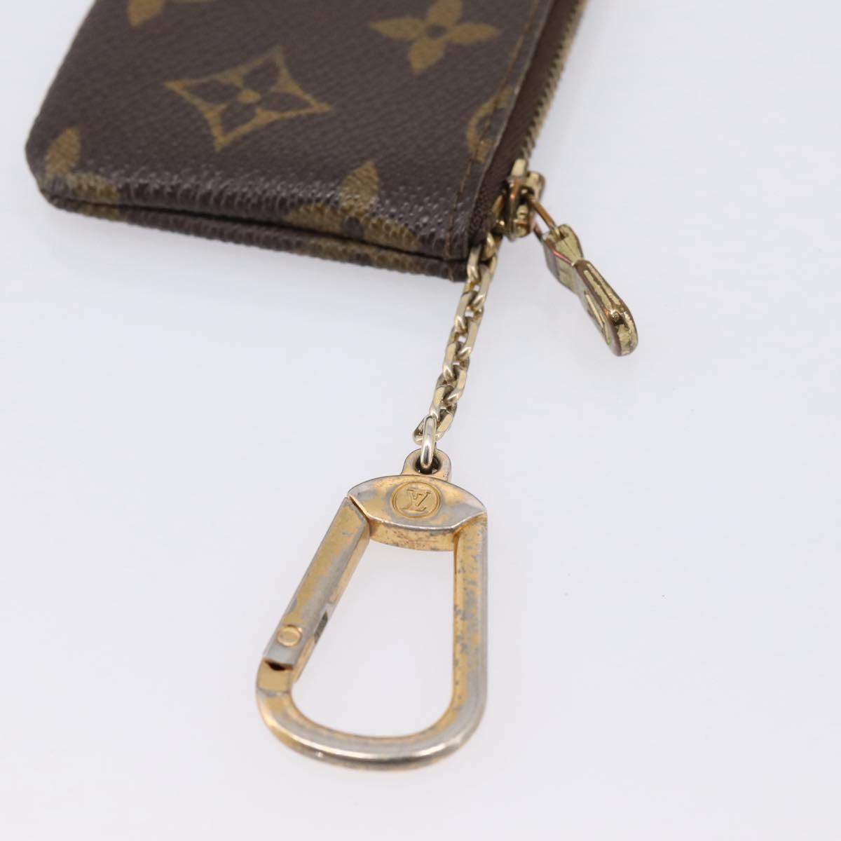 LOUIS VUITTON Monogram Pochette Cles Coin Purse M60033 LV Auth 207129