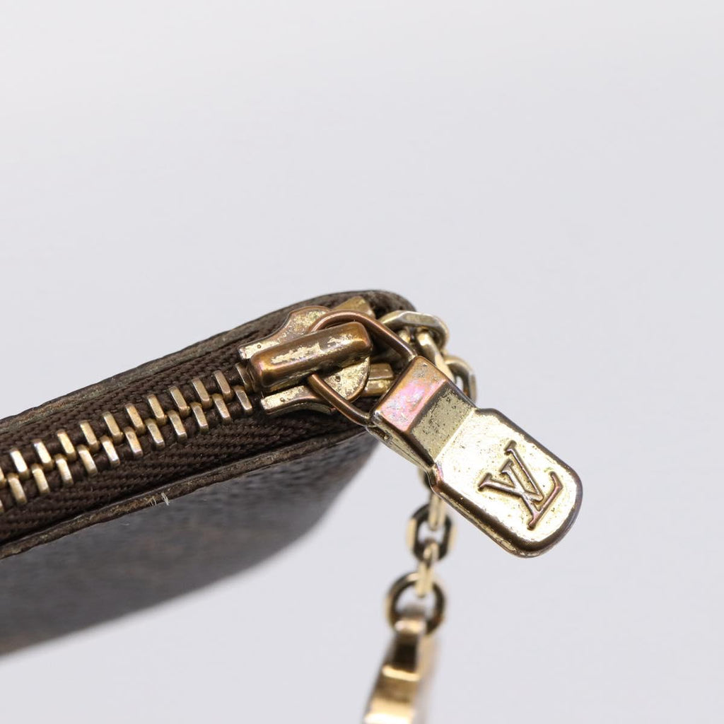 LOUIS VUITTON Monogram Pochette Cles Coin Purse M60033 LV Auth 207129