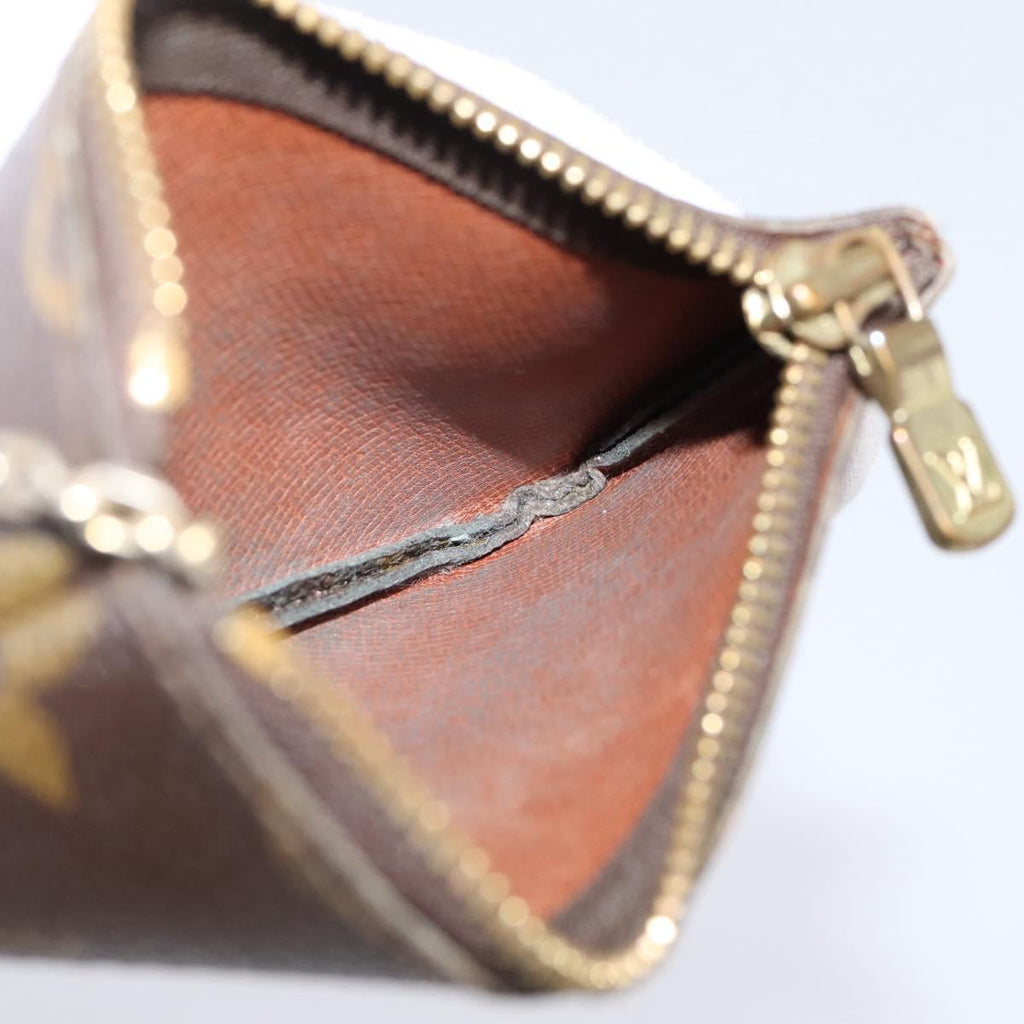 LOUIS VUITTON Monogram Pochette Cles Coin Purse M60033 LV Auth 207129