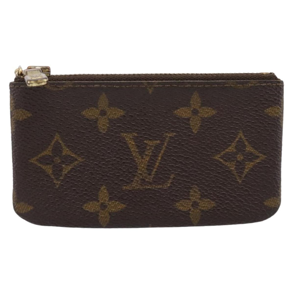 LOUIS VUITTON Monogram Pochette Cles Coin Purse M60033 LV Auth 207129