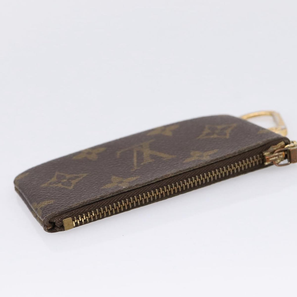 LOUIS VUITTON Monogram Pochette Cles Coin Purse M60033 LV Auth 207129