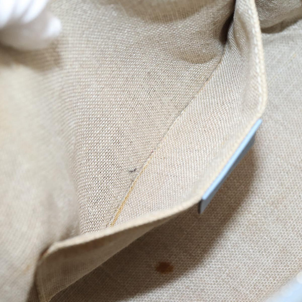 GUCCI Micro GG Canvas Guccissima Leather Outlet 2way Blue 449654 Auth 207167A