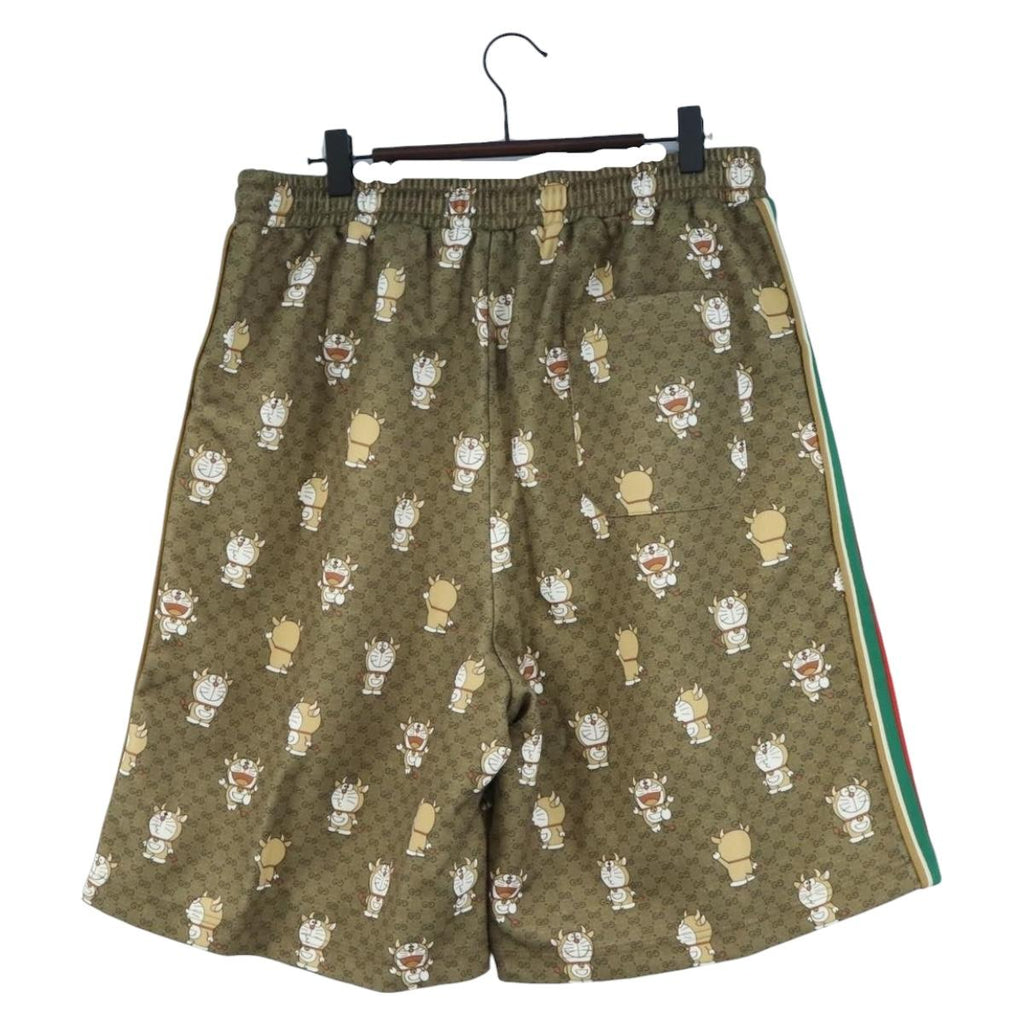 GUCCI Micro GG Canvas Fujiko Pro Pants Polyester L Beige Auth 208053SAM