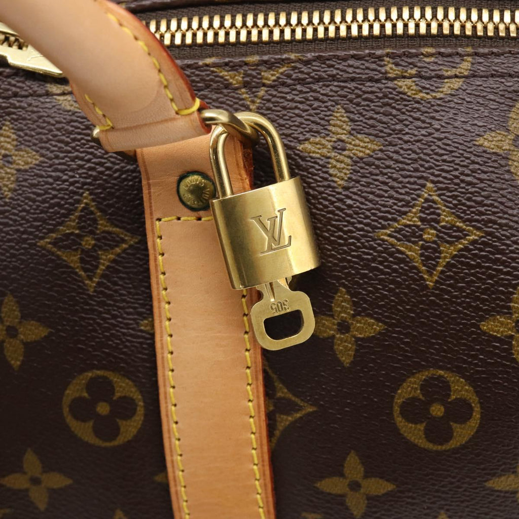 LOUIS VUITTON Monogram Keepall Bandouliere 55 Boston Bag M41414 LV Auth 208077V