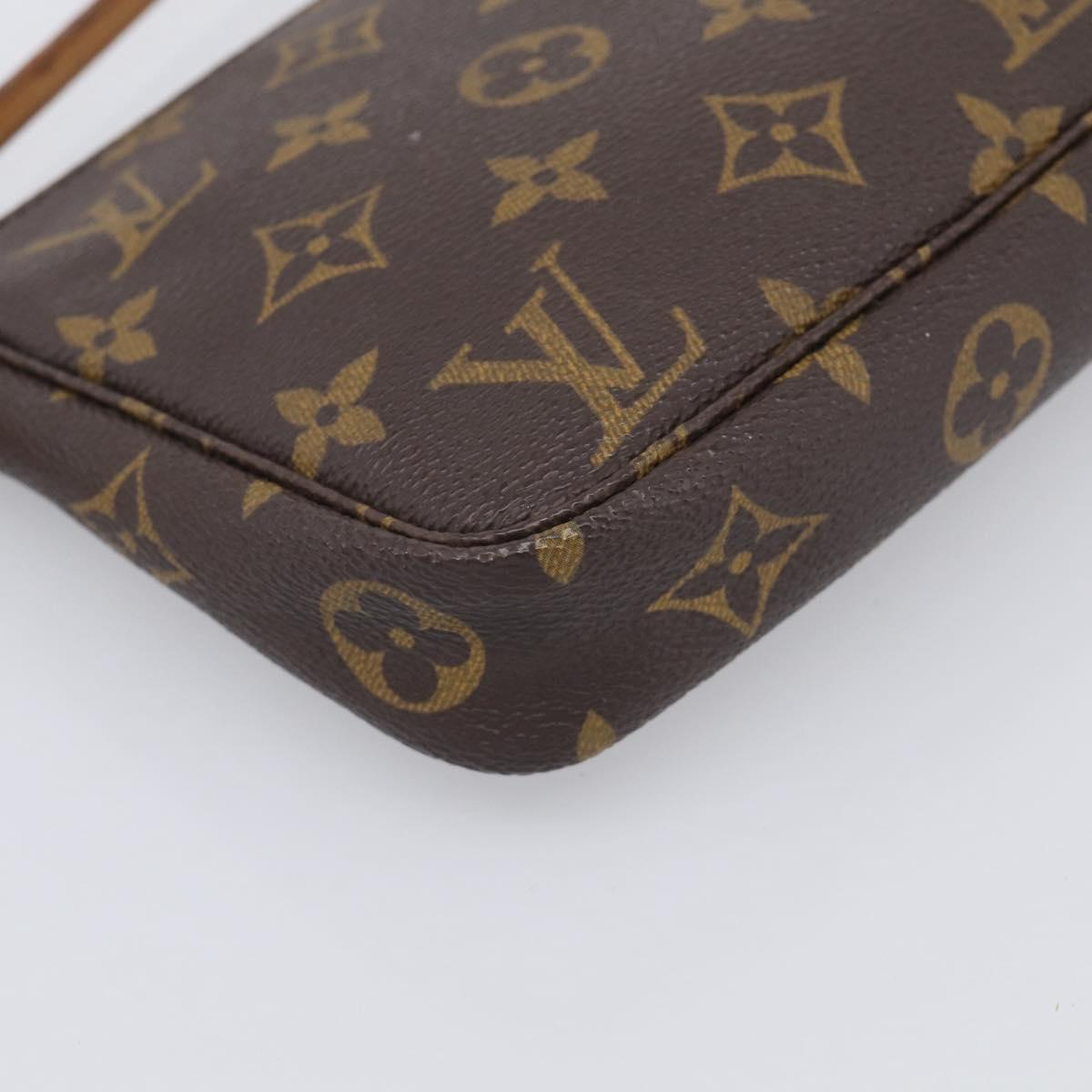 LOUIS VUITTON Monogram Pochette Accessoires Pouch M51980 LV Auth 208334A