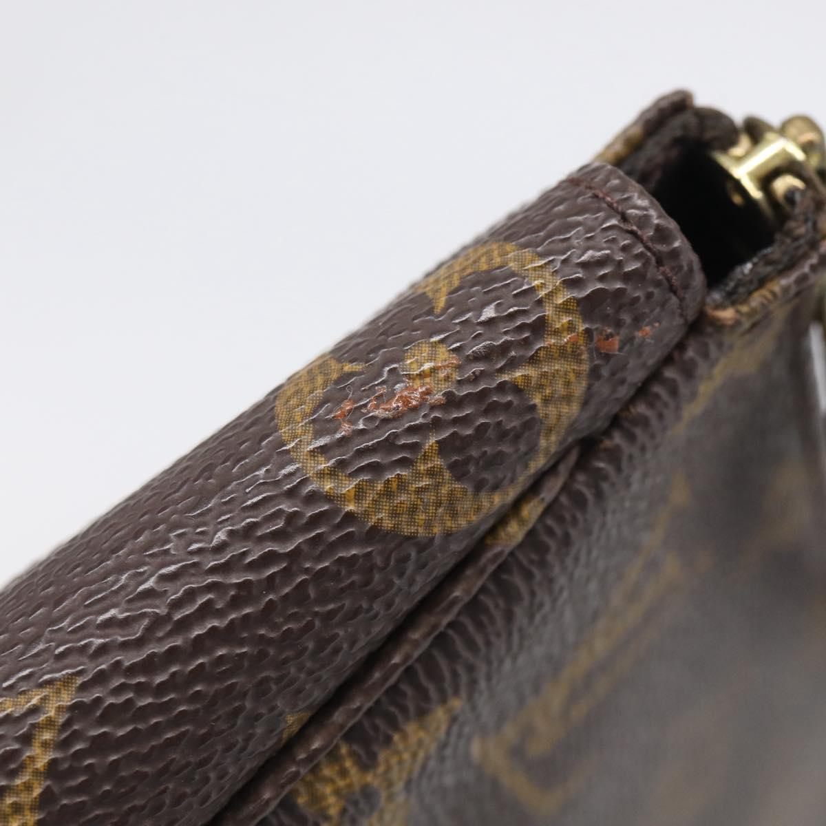 LOUIS VUITTON Monogram Pochette Accessoires Pouch M51980 LV Auth 208334A