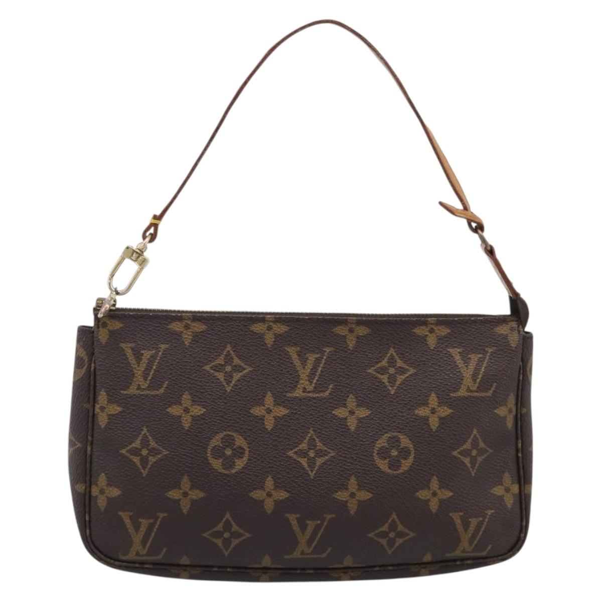 LOUIS VUITTON Monogram Pochette Accessoires Pouch M51980 LV Auth 208334A