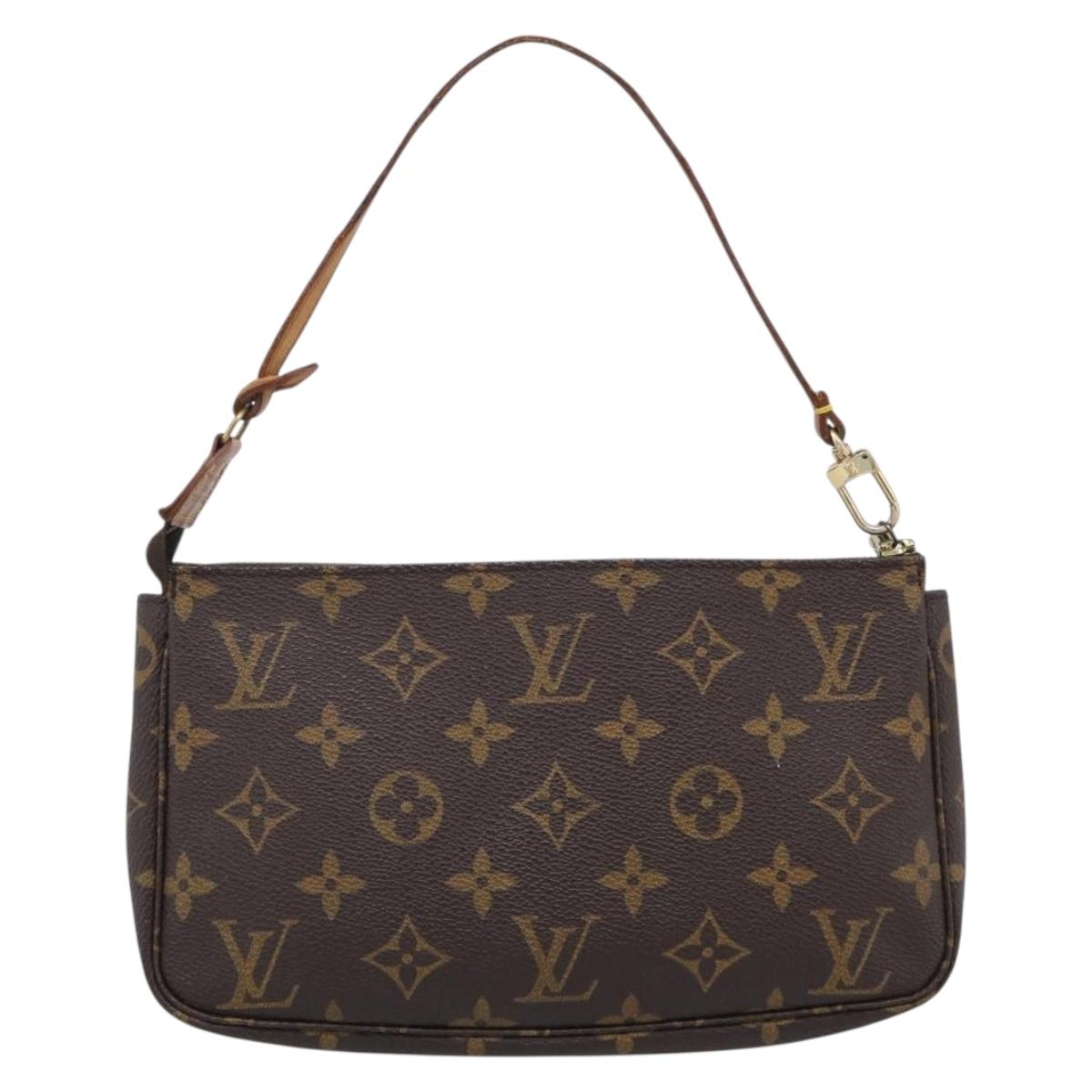 LOUIS VUITTON Monogram Pochette Accessoires Pouch M51980 LV Auth 208334A