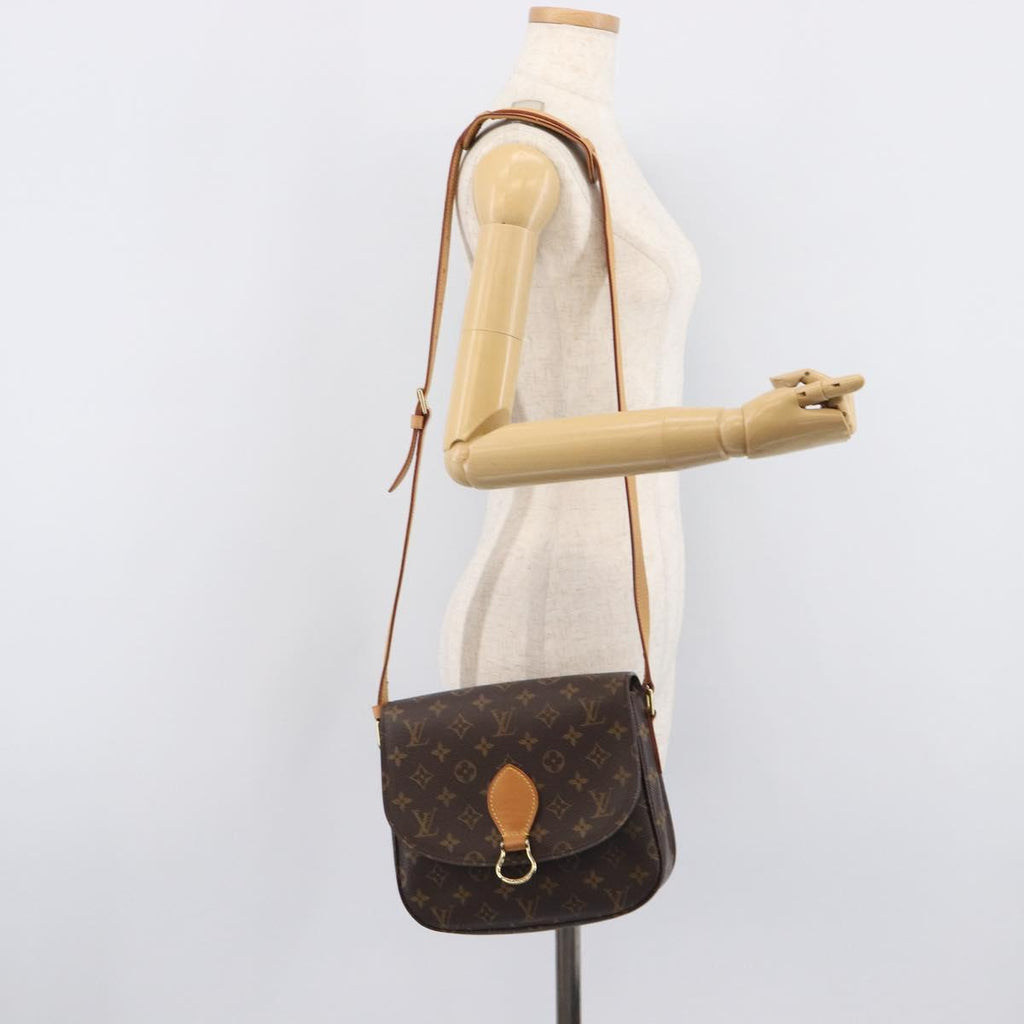 LOUIS VUITTON Monogram Saint Cloud GM Shoulder Bag M51242 LV Auth 208410V