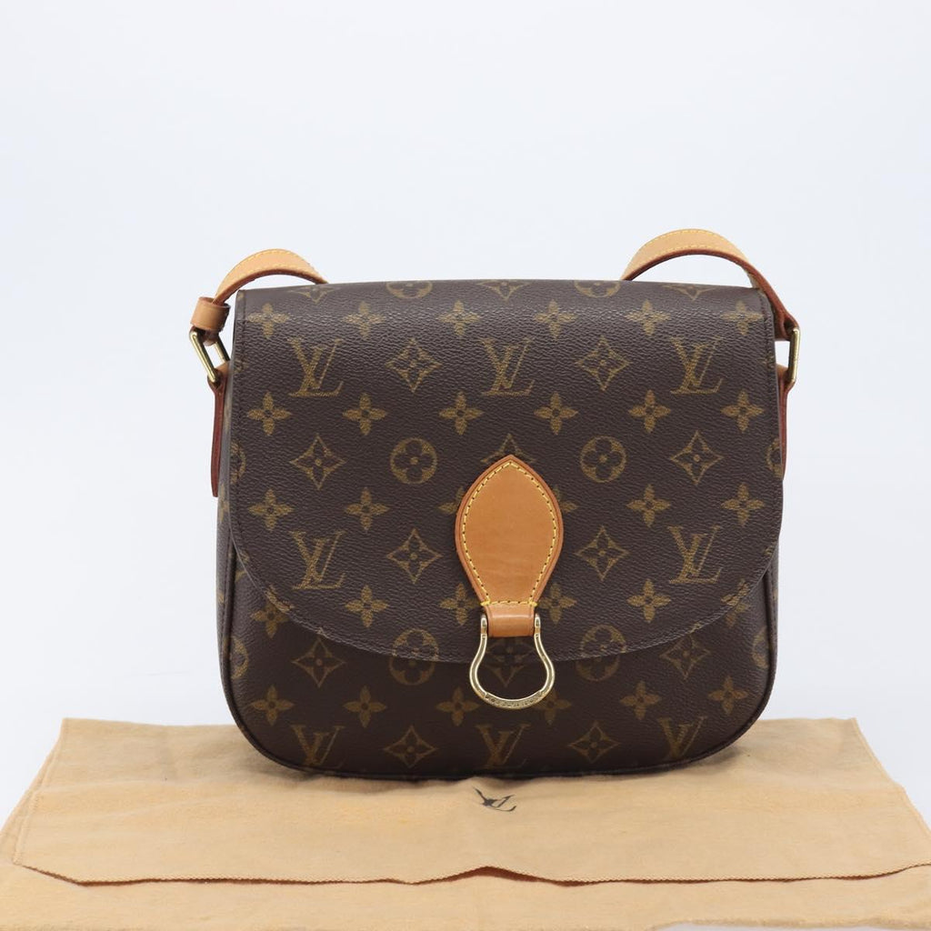 LOUIS VUITTON Monogram Saint Cloud GM Shoulder Bag M51242 LV Auth 208410V