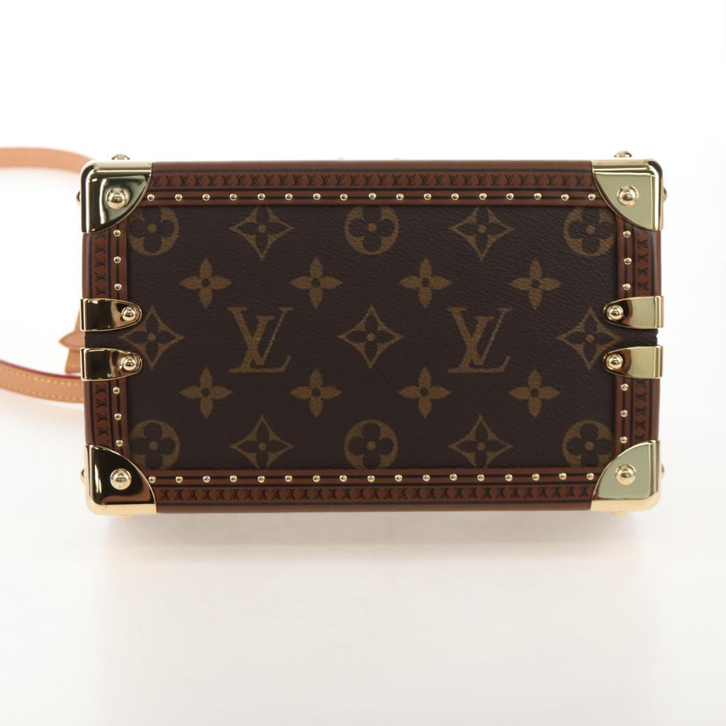 LOUIS VUITTON Monogram Speedy Trunk20 Hand Bag M11154 LV Auth 209014SM