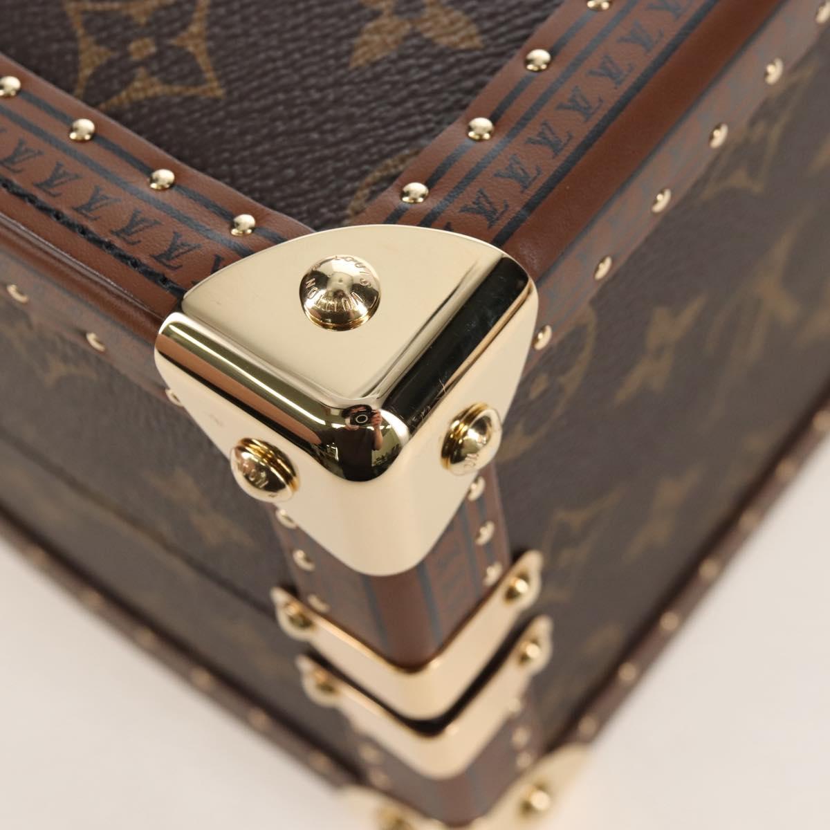 LOUIS VUITTON Monogram Speedy Trunk20 Hand Bag M11154 LV Auth 209014SM