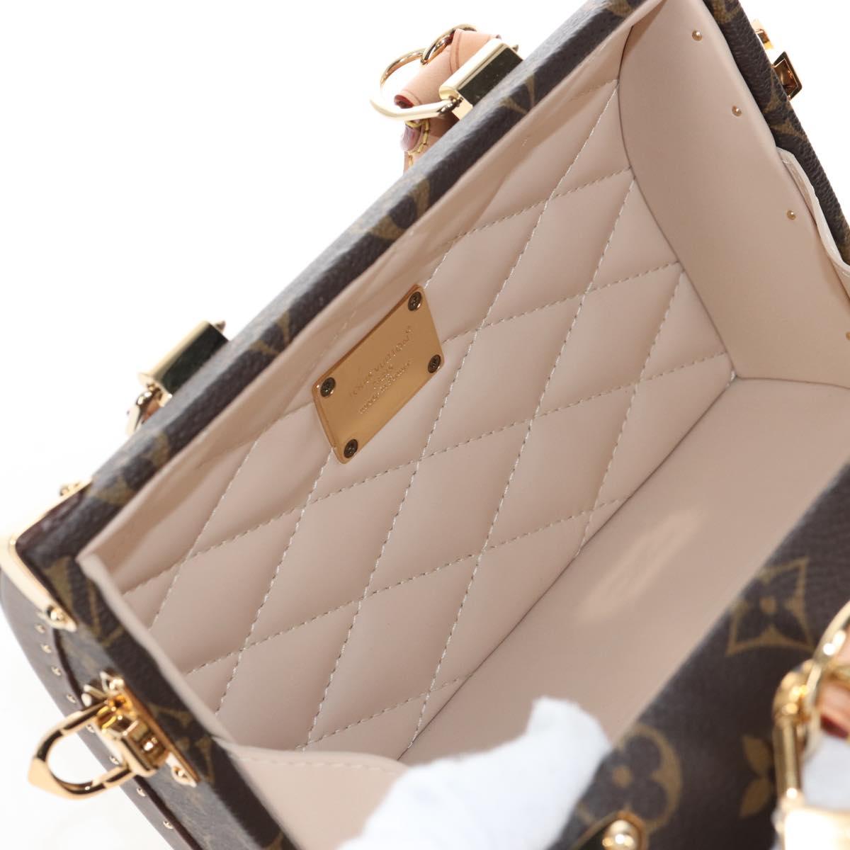 LOUIS VUITTON Monogram Speedy Trunk20 Hand Bag M11154 LV Auth 209014SM