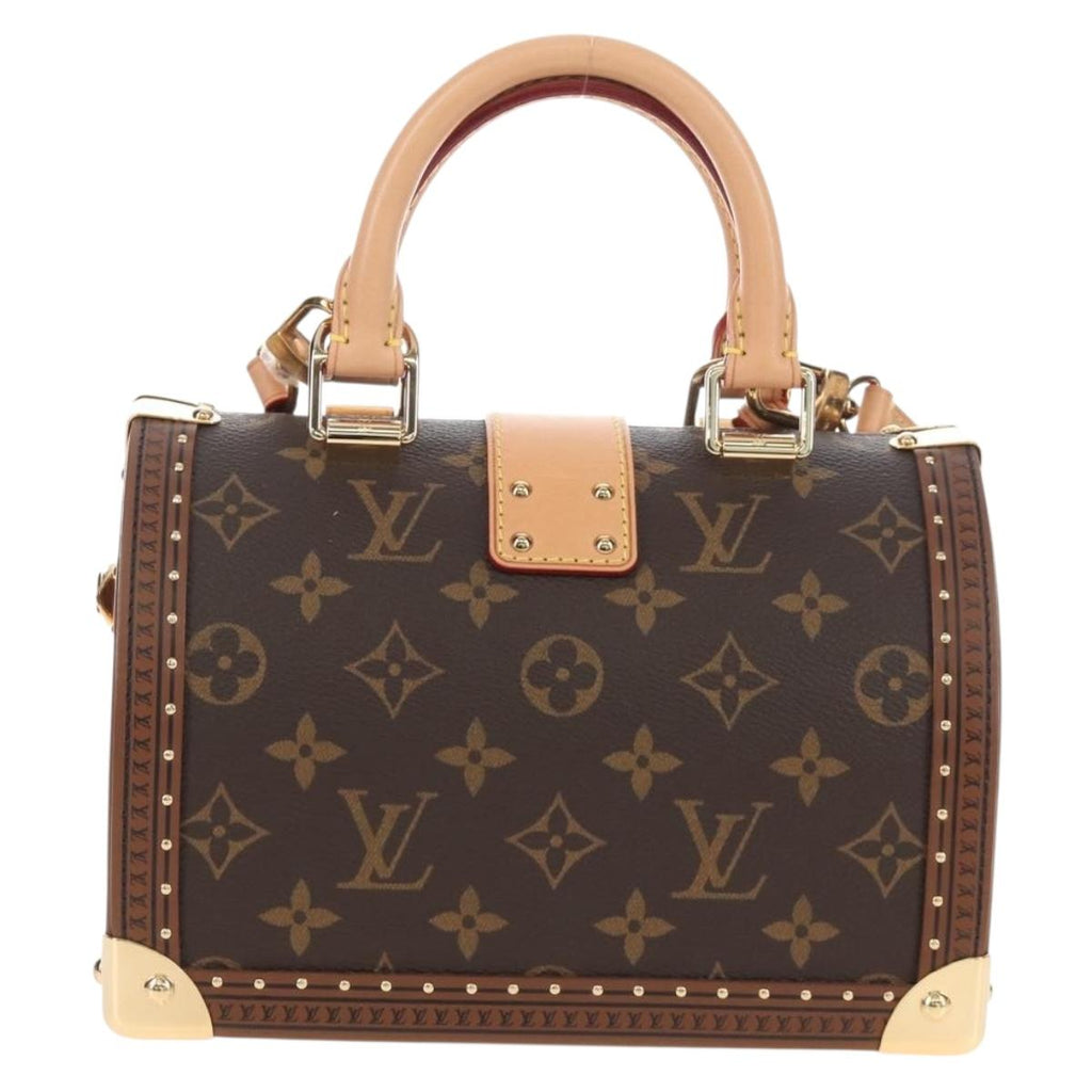 LOUIS VUITTON Monogram Speedy Trunk20 Hand Bag M11154 LV Auth 209014SM