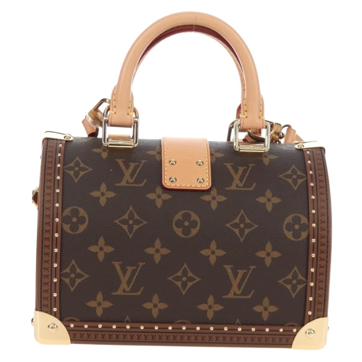 LOUIS VUITTON Monogram Speedy Trunk20 Hand Bag M11154 LV Auth 209014SM