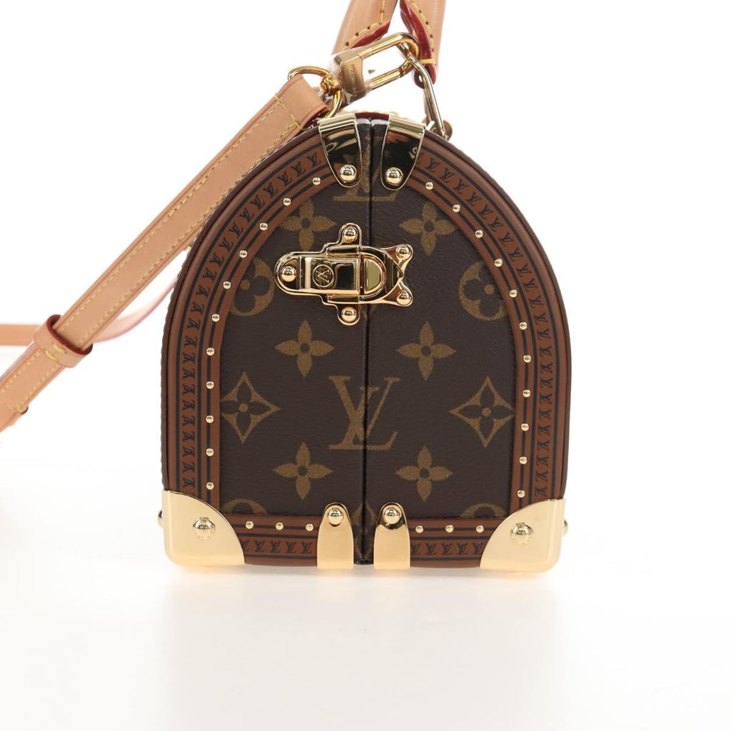 LOUIS VUITTON Monogram Speedy Trunk20 Hand Bag M11154 LV Auth 209014SM