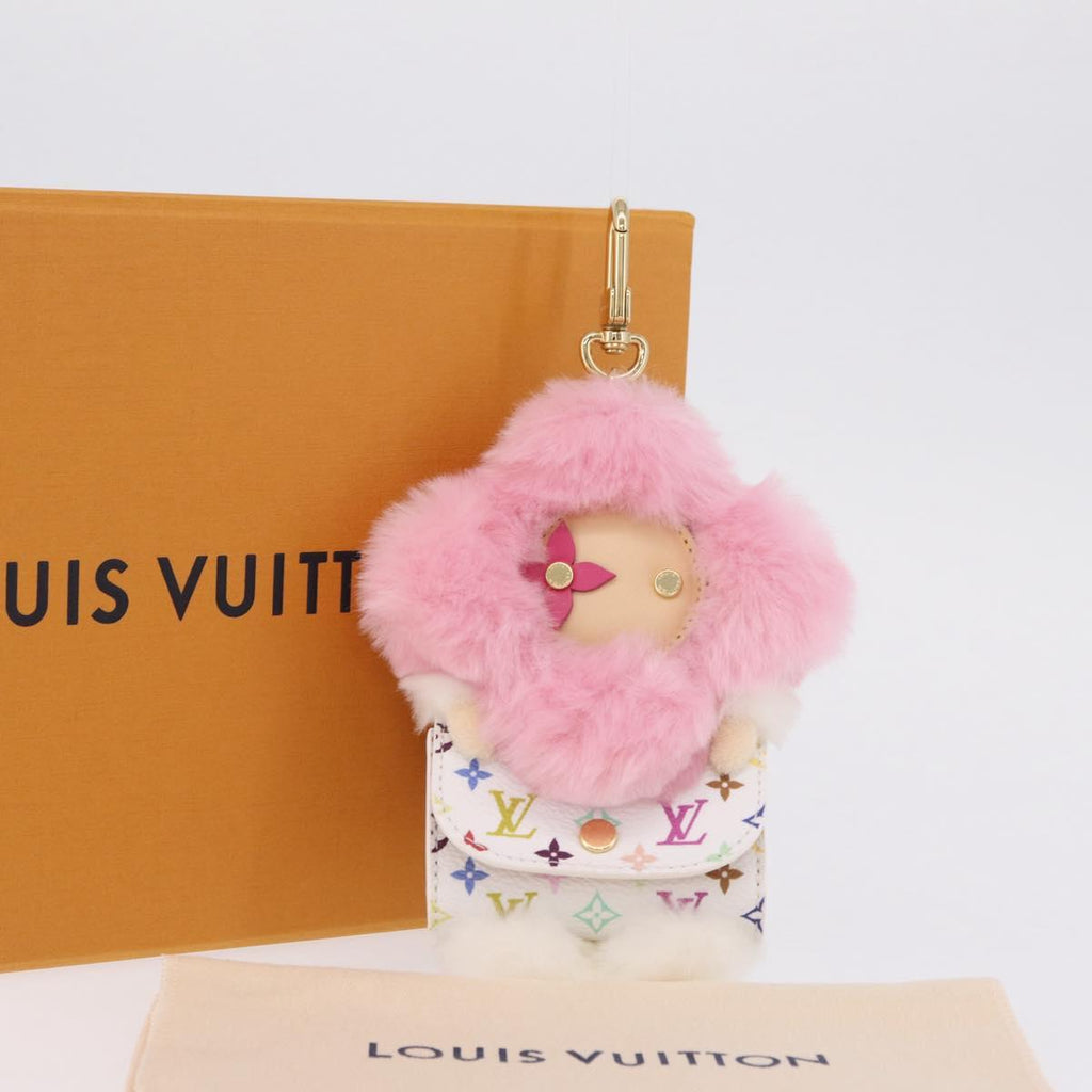 LOUIS VUITTON x TM Monogram Multicolor Vivian Cuddle Charm M03727 Auth 209111SM