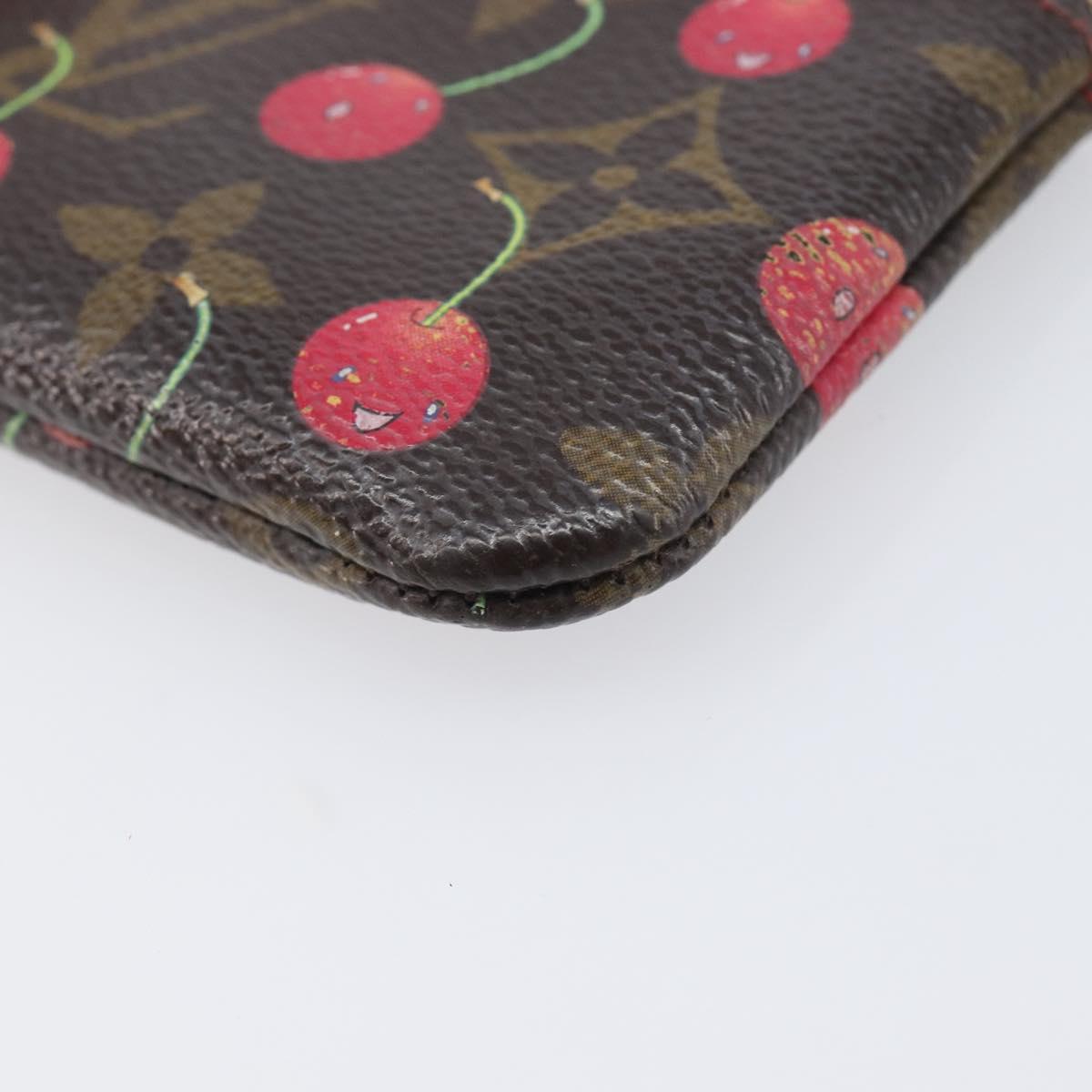 LOUIS VUITTON Monogram Cherry Pochette Cles Coin Purse M95042 LV Auth 209326A
