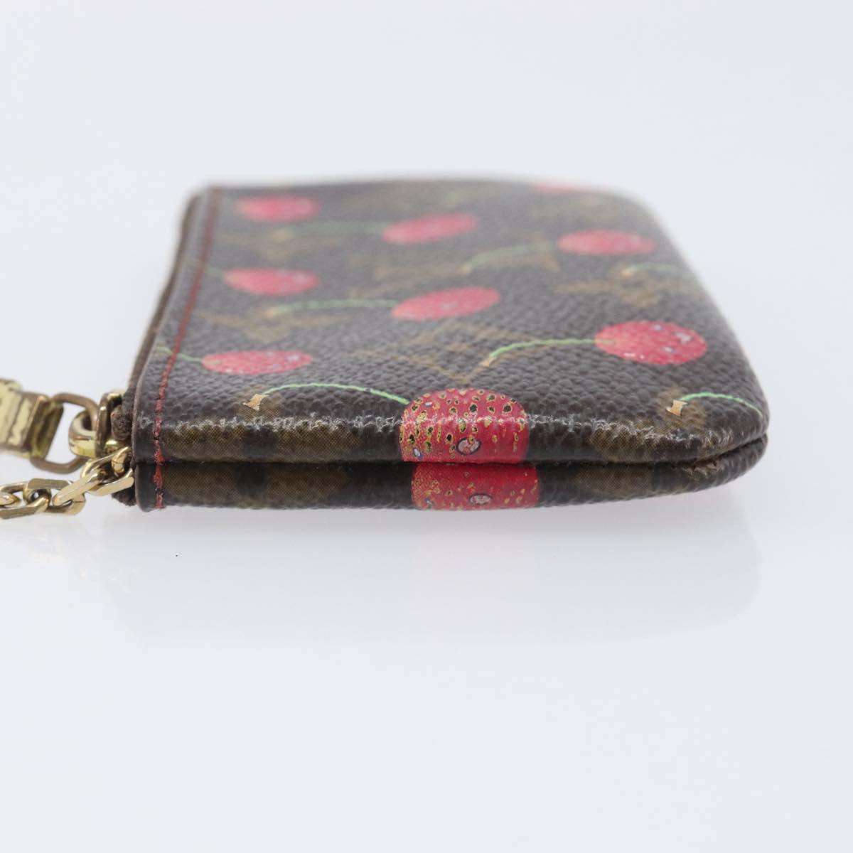 LOUIS VUITTON Monogram Cherry Pochette Cles Coin Purse M95042 LV Auth 209326A