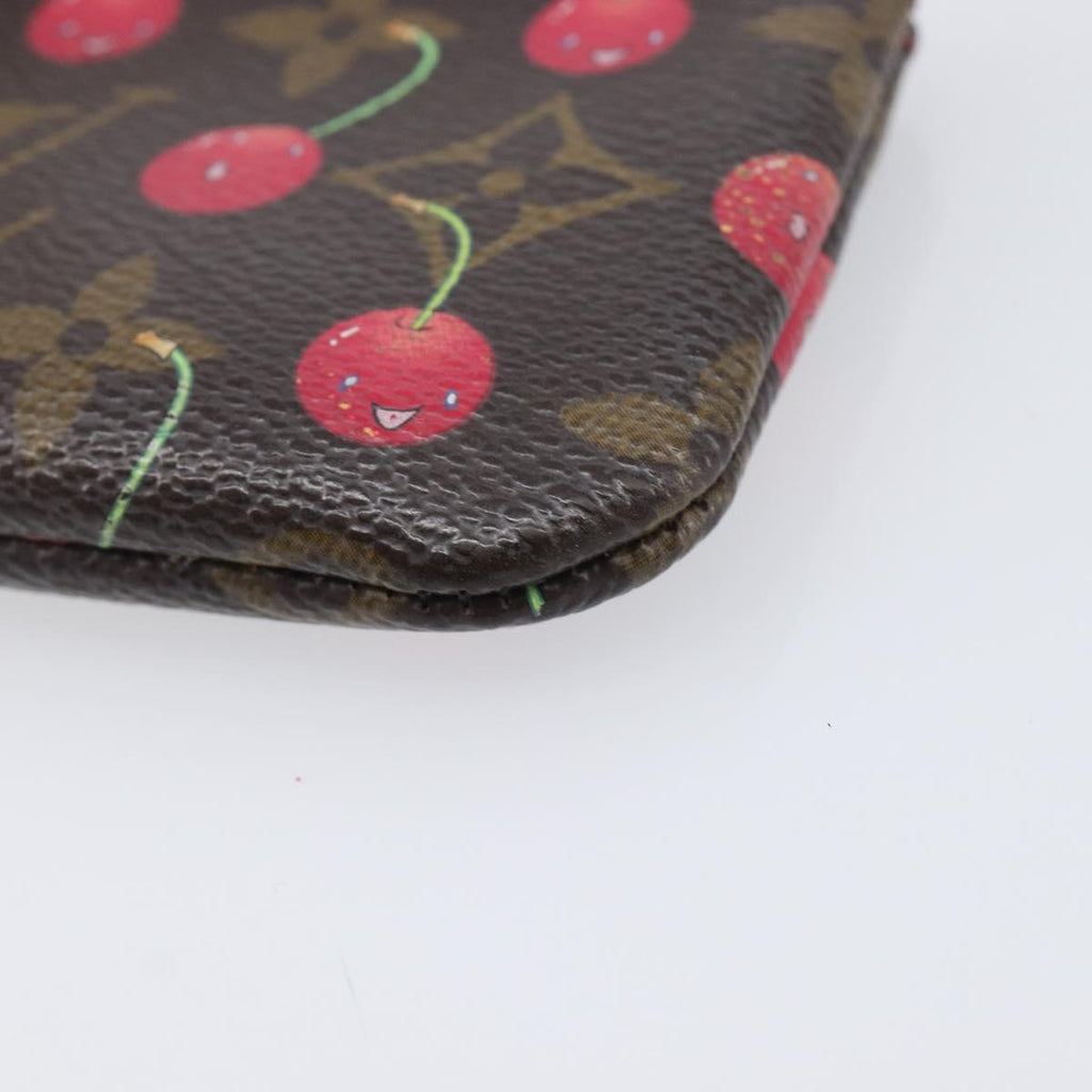LOUIS VUITTON Monogram Cherry Pochette Cles Coin Purse M95042 LV Auth 209326A