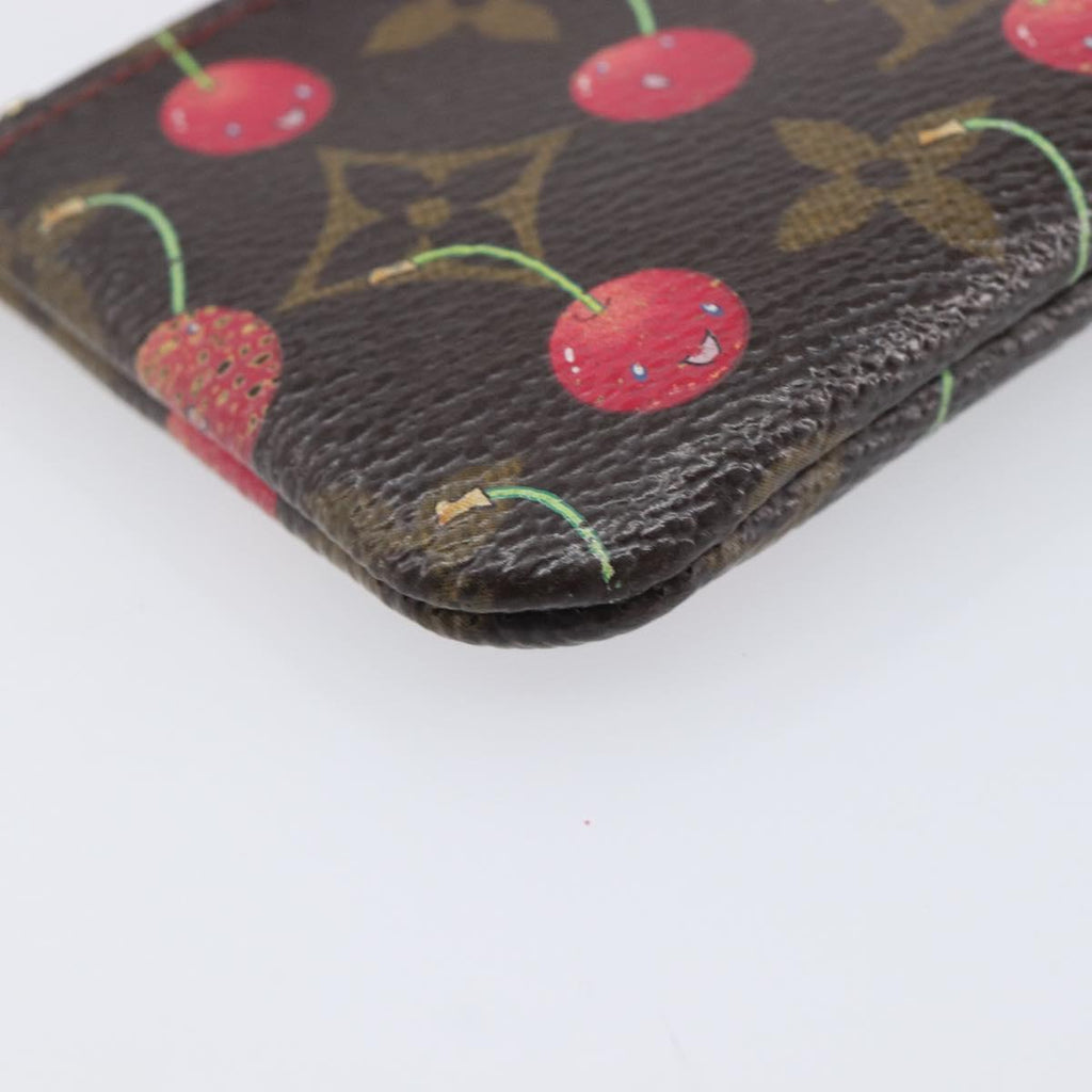 LOUIS VUITTON Monogram Cherry Pochette Cles Coin Purse M95042 LV Auth 209326A