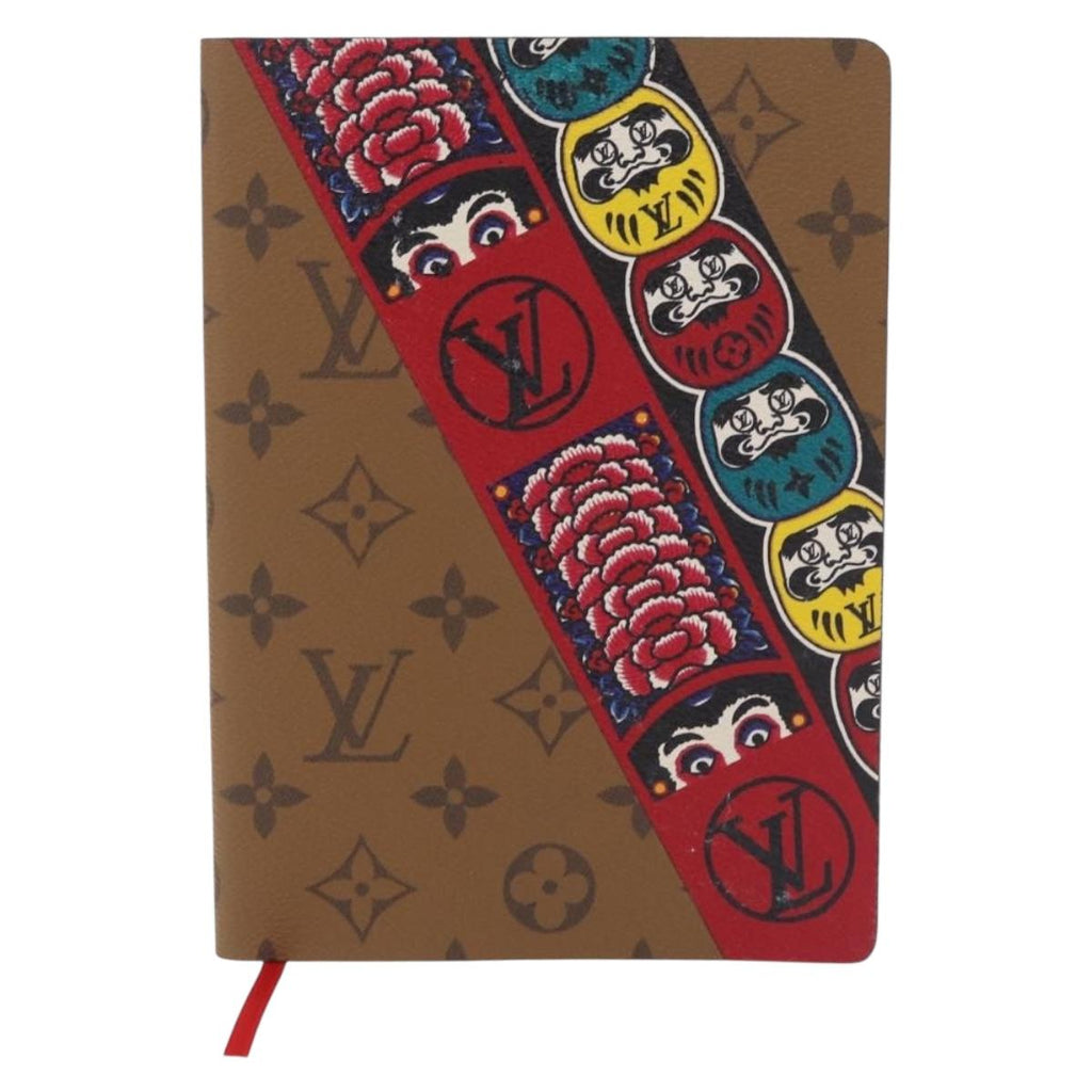 LOUIS VUITTON Monogram Kabuki Kai Eclamance Note Cover GI0233 LV Auth 209341M