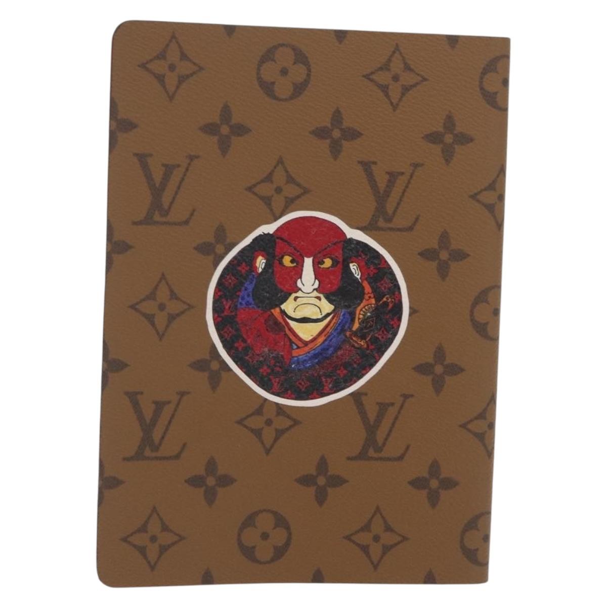 LOUIS VUITTON Monogram Kabuki Kai Eclamance Note Cover GI0233 LV Auth 209341M