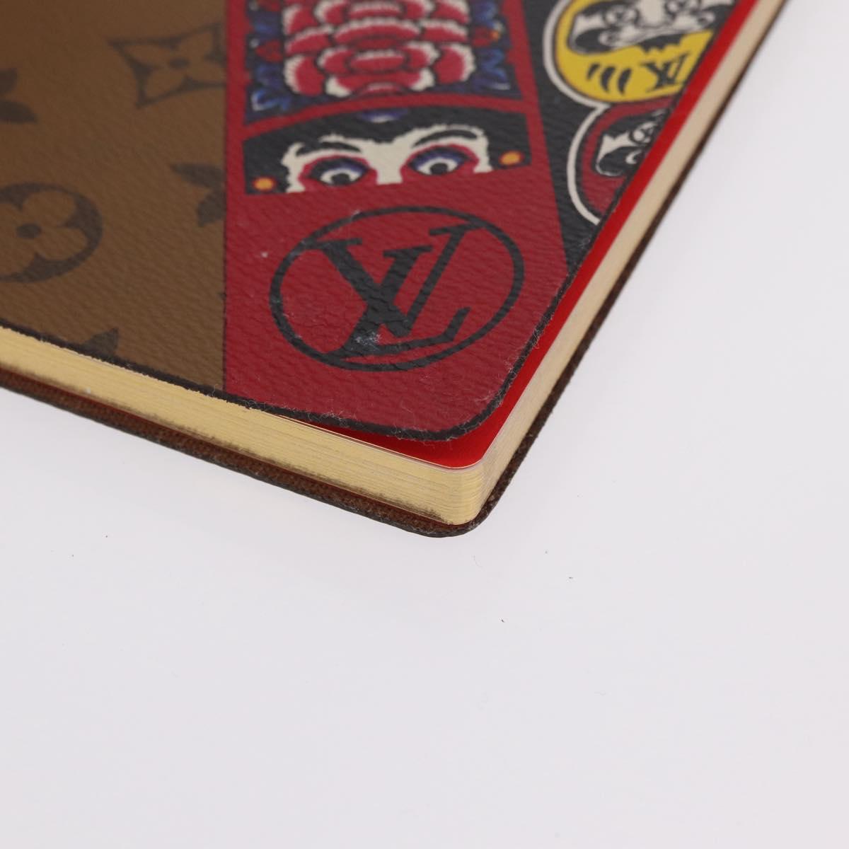 LOUIS VUITTON Monogram Kabuki Kai Eclamance Note Cover GI0233 LV Auth 209341M