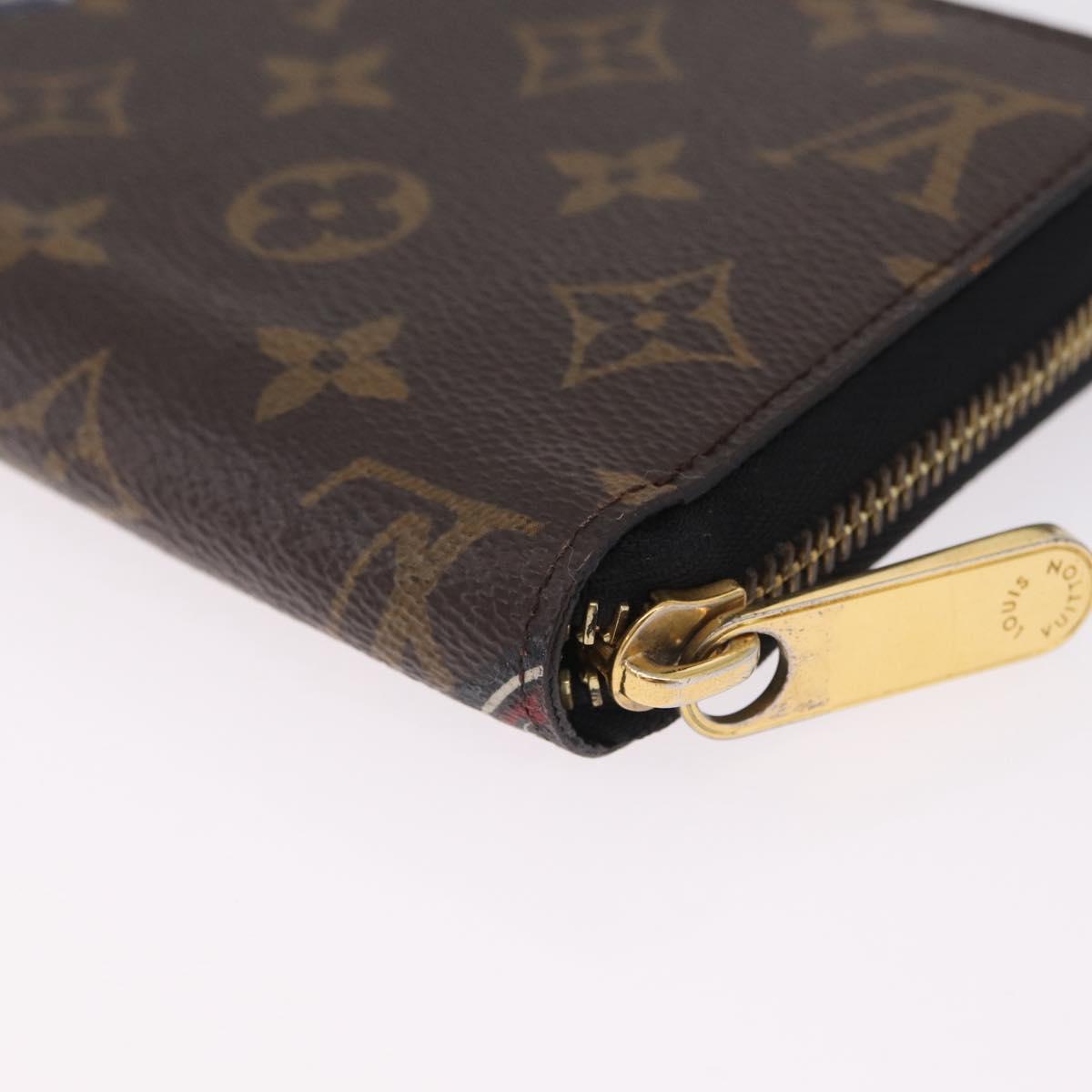 LOUIS VUITTON Kansai Zippy Wallet Long Wallet M67249 LV Auth 209367V