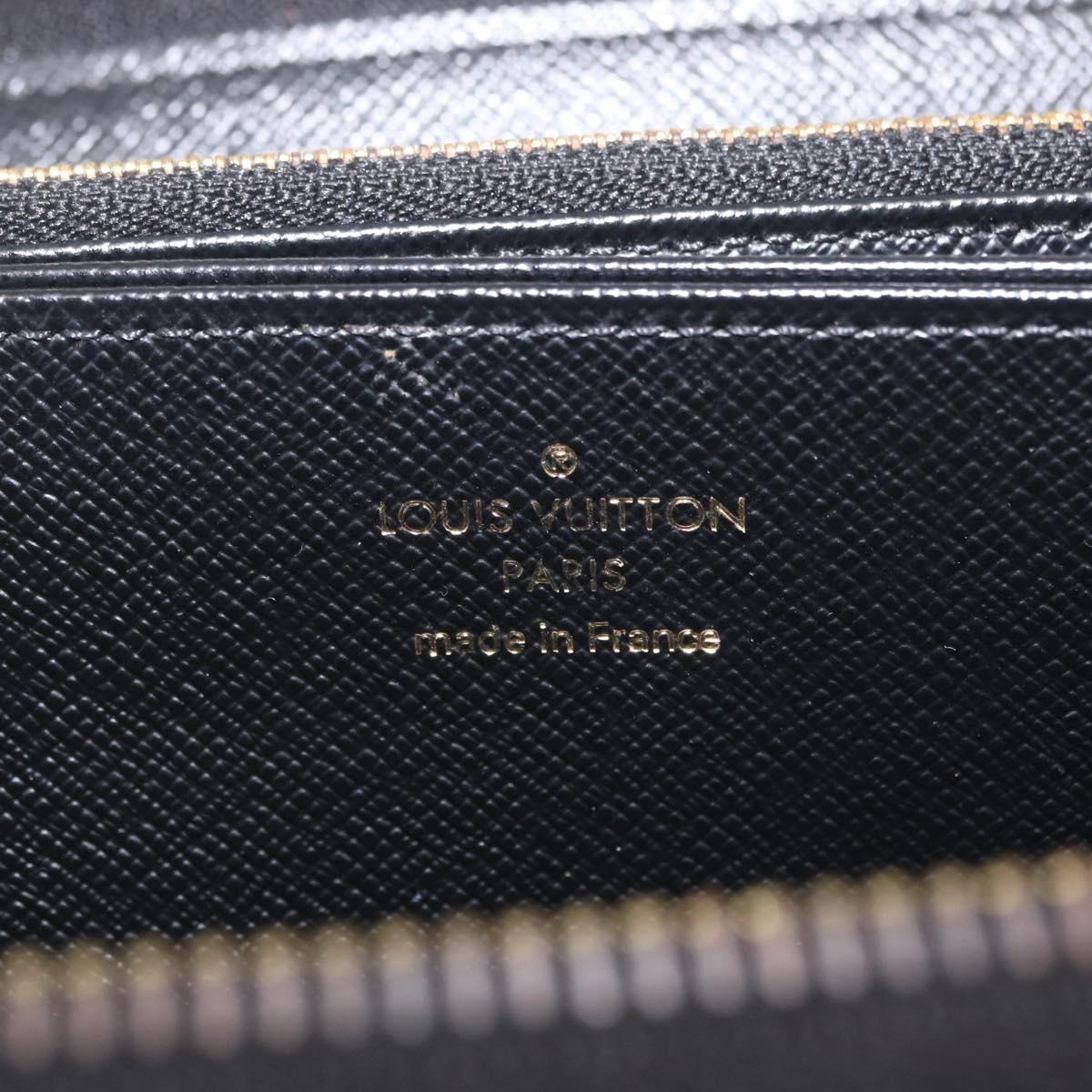 LOUIS VUITTON Kansai Zippy Wallet Long Wallet M67249 LV Auth 209367V