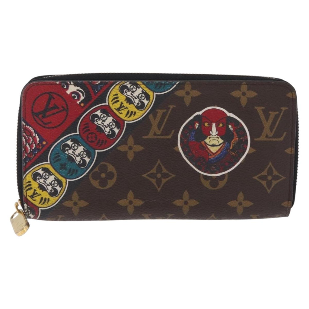 LOUIS VUITTON Kansai Zippy Wallet Long Wallet M67249 LV Auth 209367V