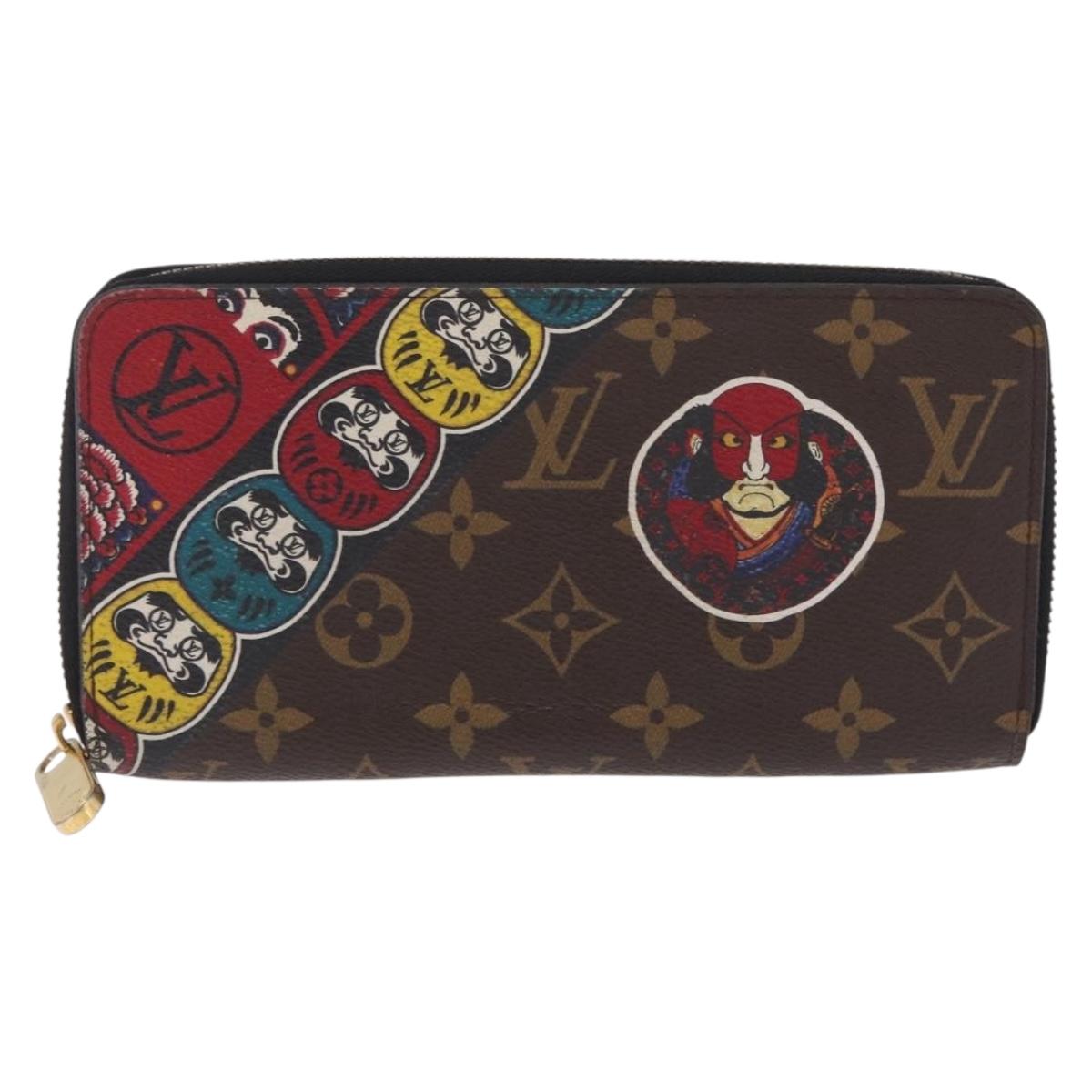 LOUIS VUITTON Kansai Zippy Wallet Long Wallet M67249 LV Auth 209367V