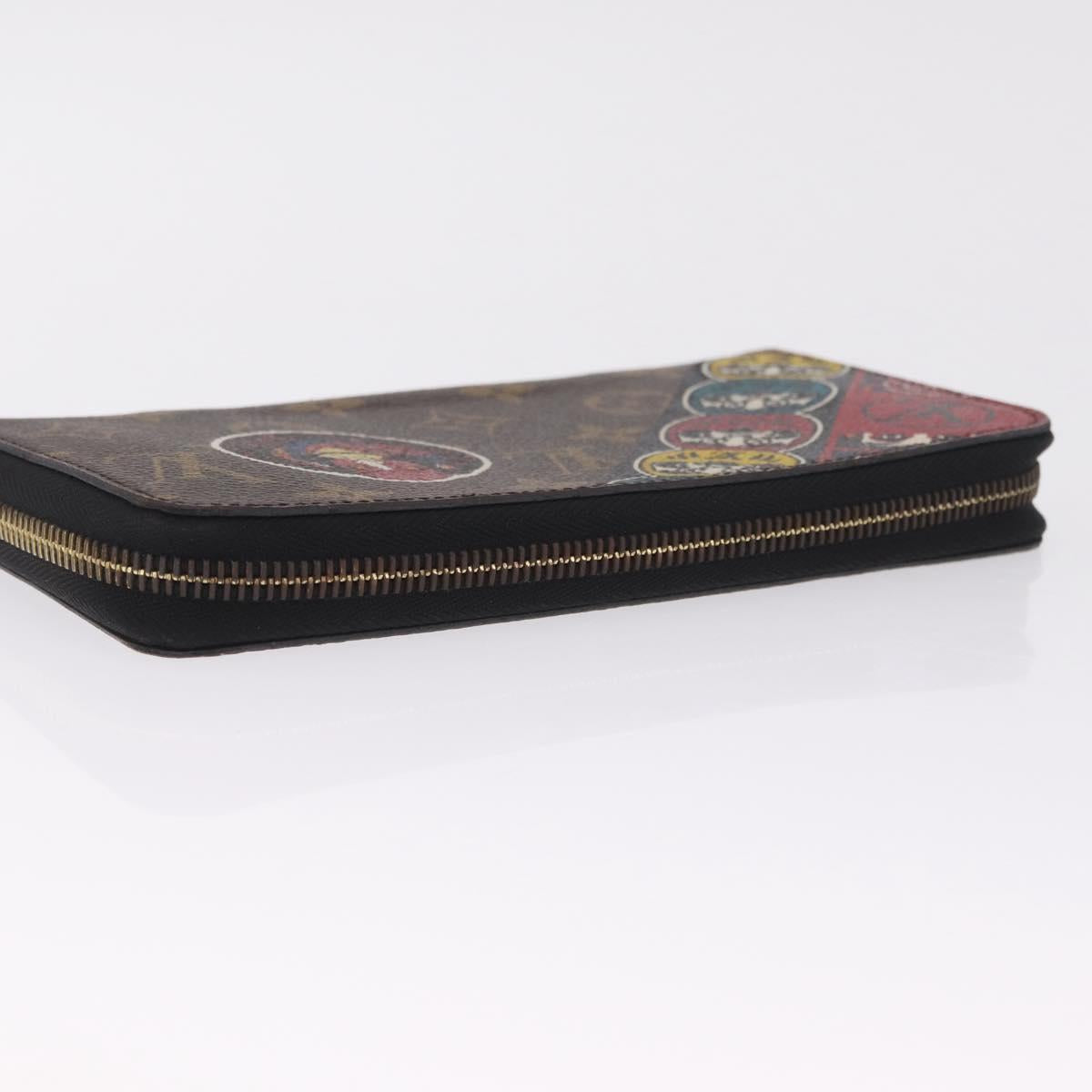 LOUIS VUITTON Kansai Zippy Wallet Long Wallet M67249 LV Auth 209367V