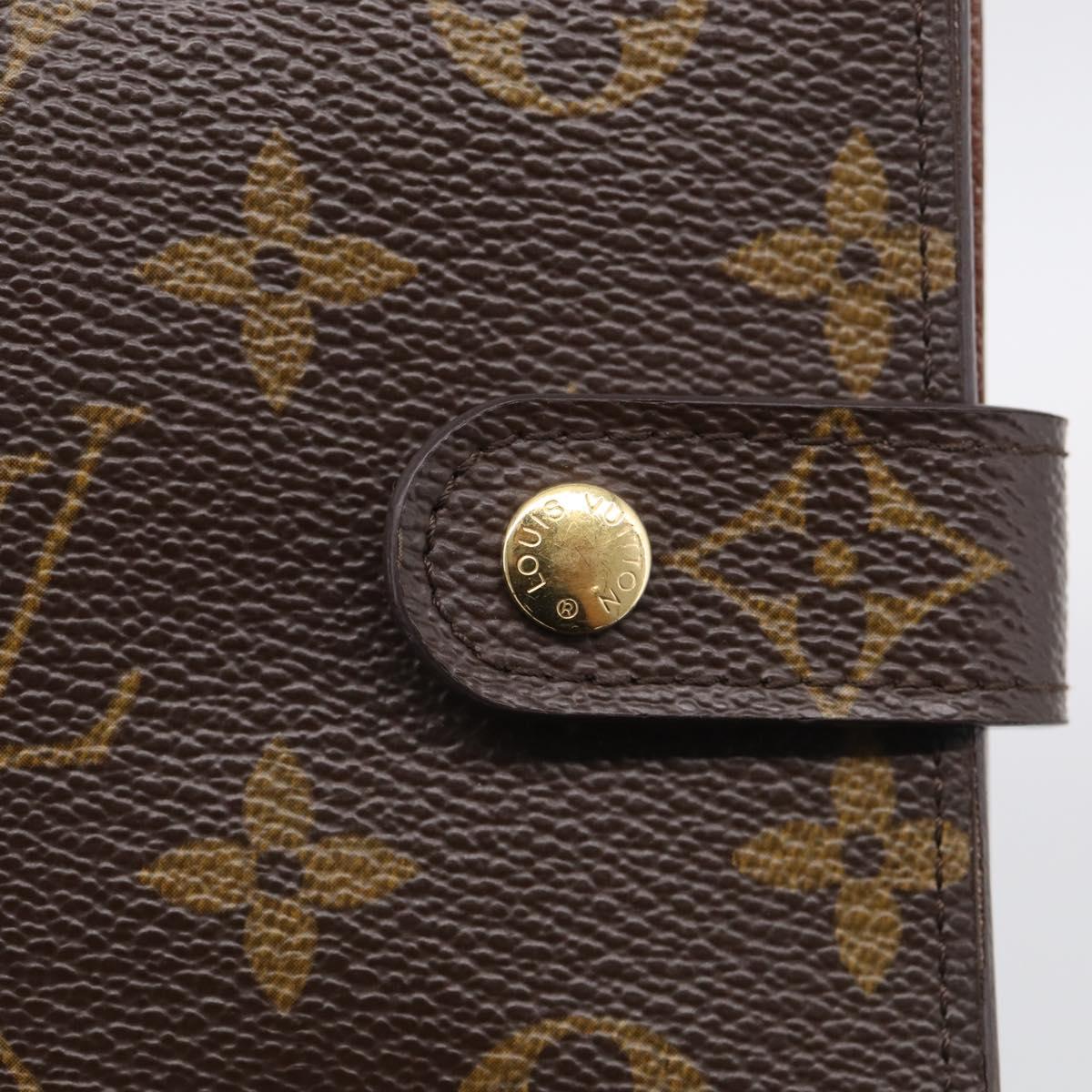 LOUIS VUITTON Monogram Compact Zip Wallet M61667 LV Auth 209378V