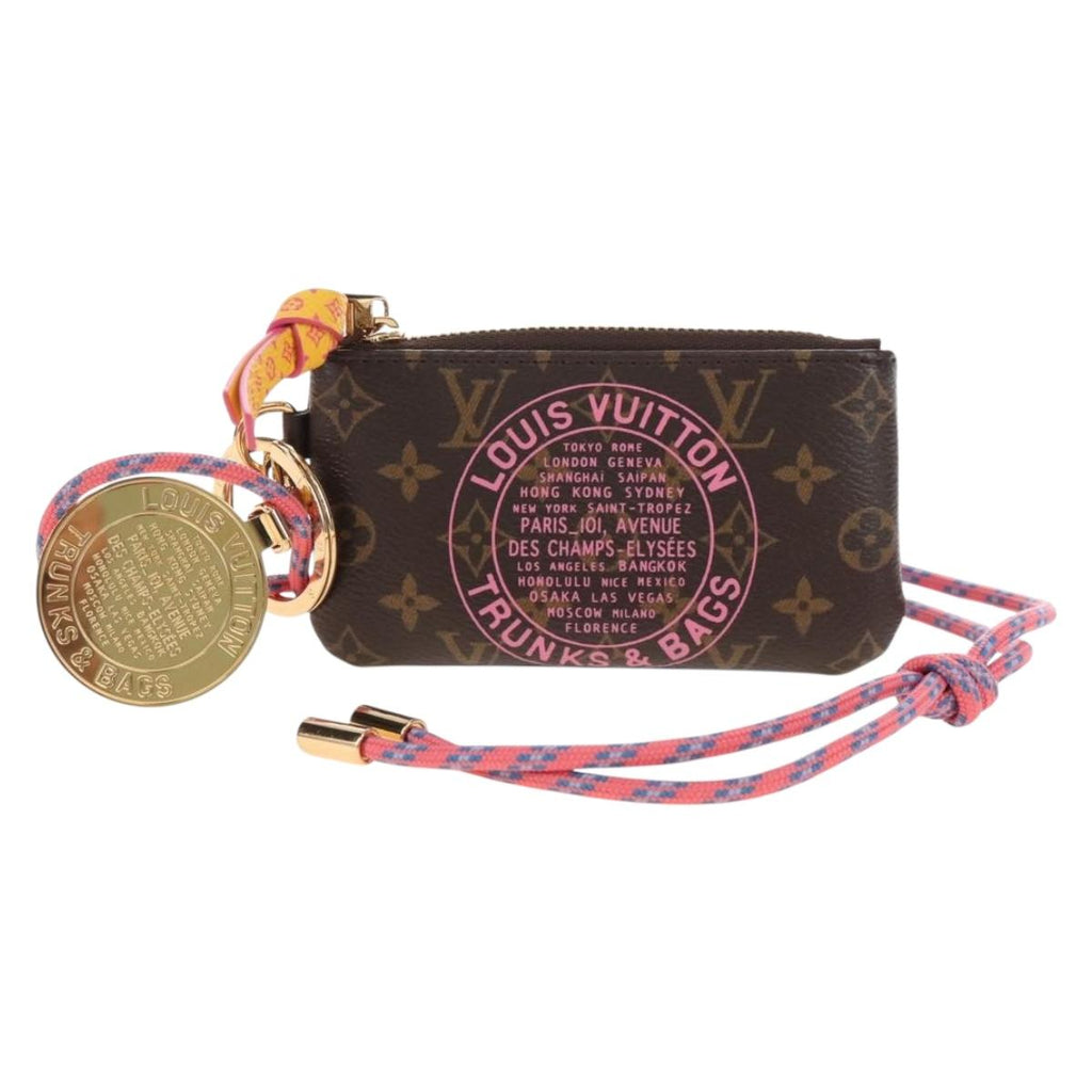 LOUIS VUITTON Monogram Phone Holder Pouch M28125 LV Auth 209382M