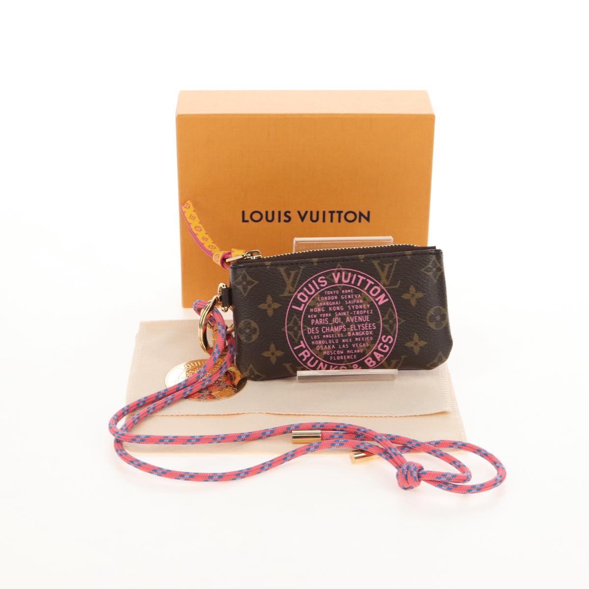 LOUIS VUITTON Monogram Phone Holder Pouch M28125 LV Auth 209382M