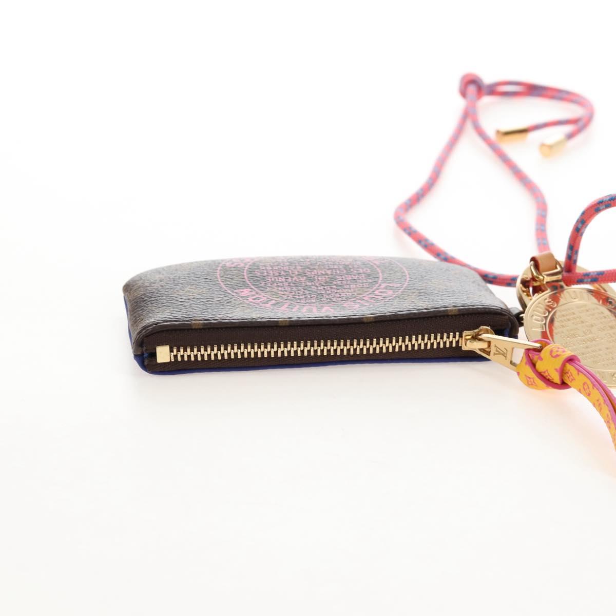 LOUIS VUITTON Monogram Phone Holder Pouch M28125 LV Auth 209382M